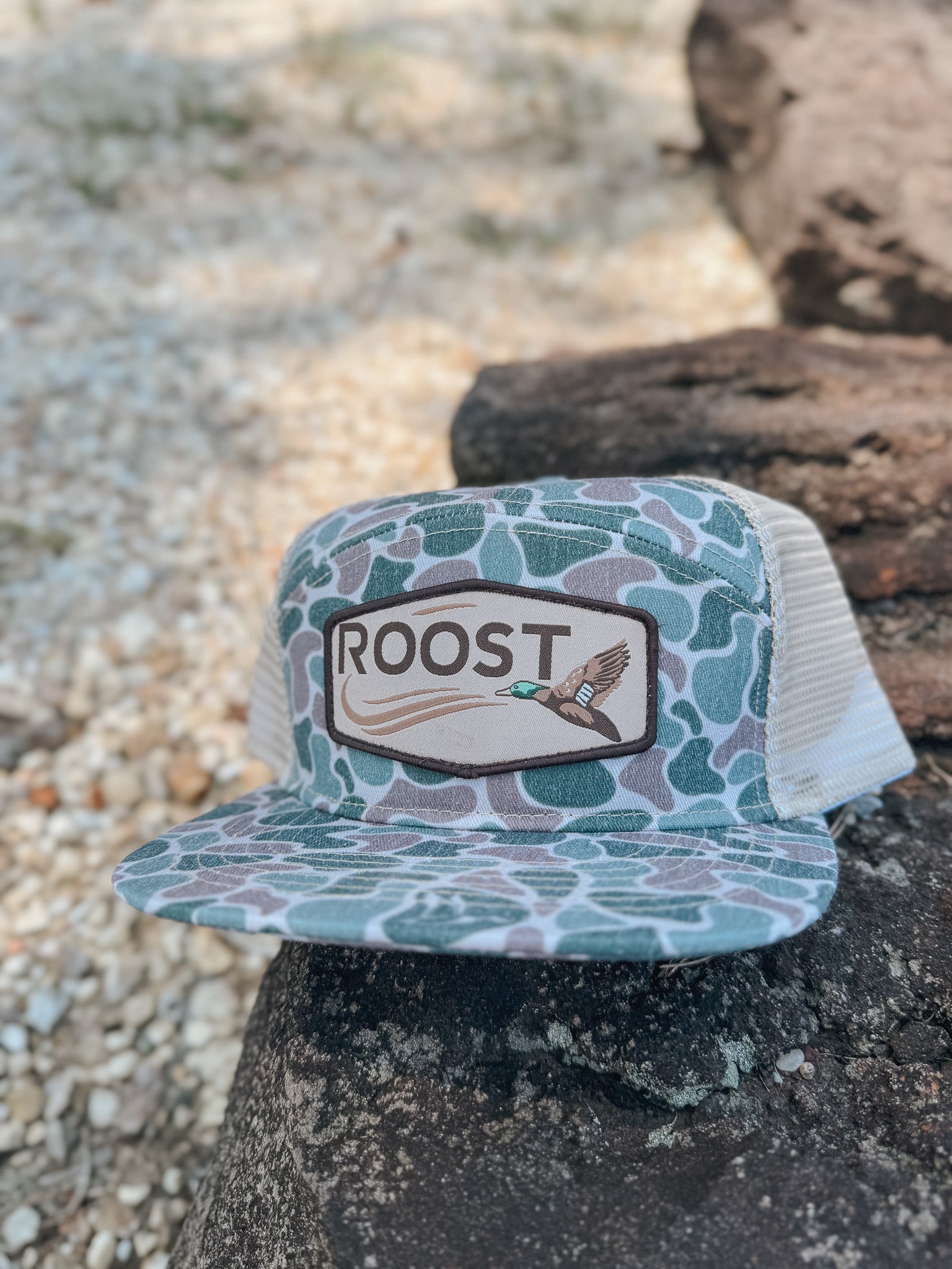 Roost Camo Duck Patch Cap