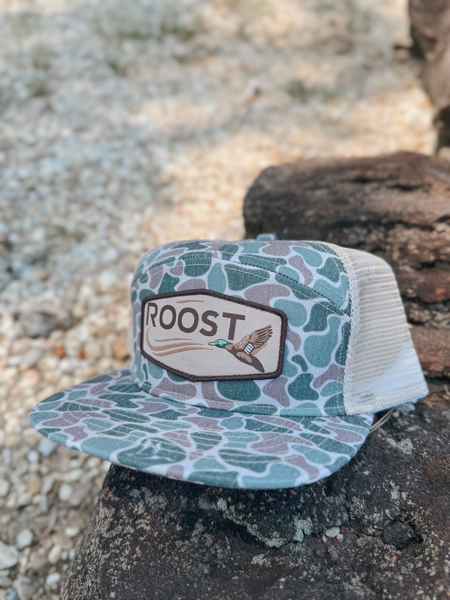 Roost Camo Duck Patch Cap