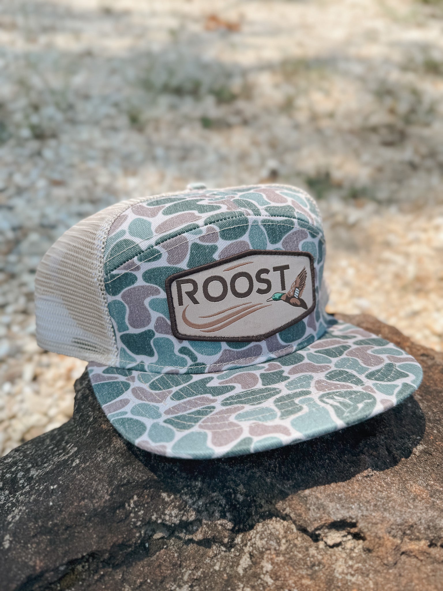 Roost Camo Duck Patch Cap