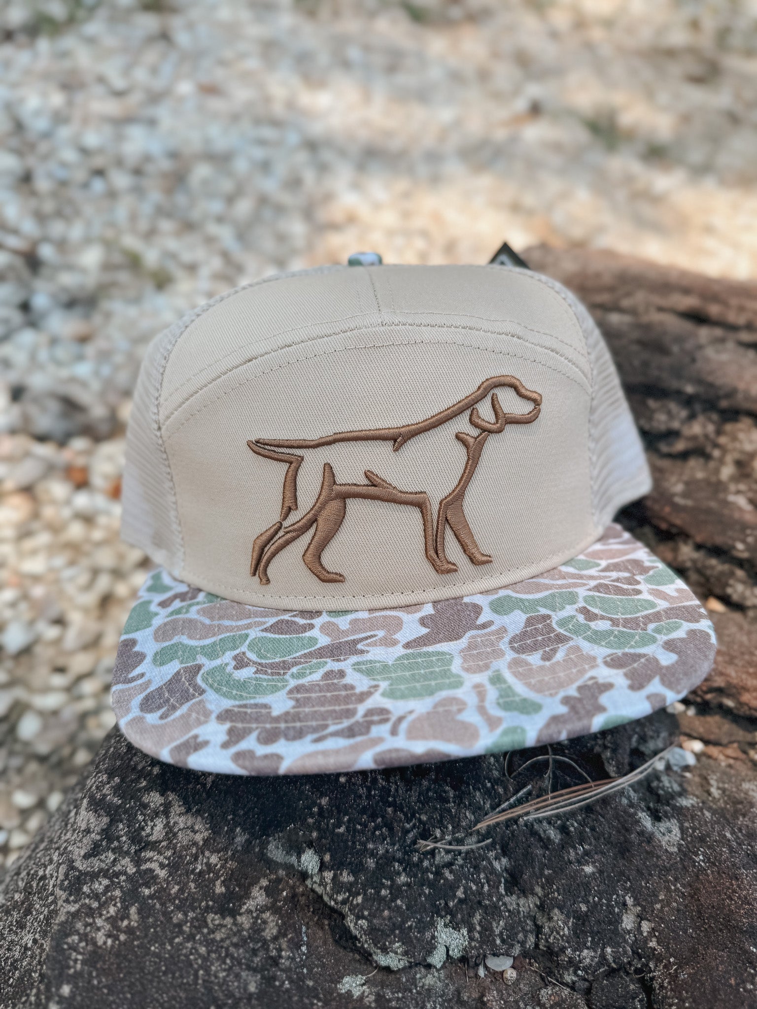 Fieldstone 7 Panel 3D Puff Camo Bill Hat