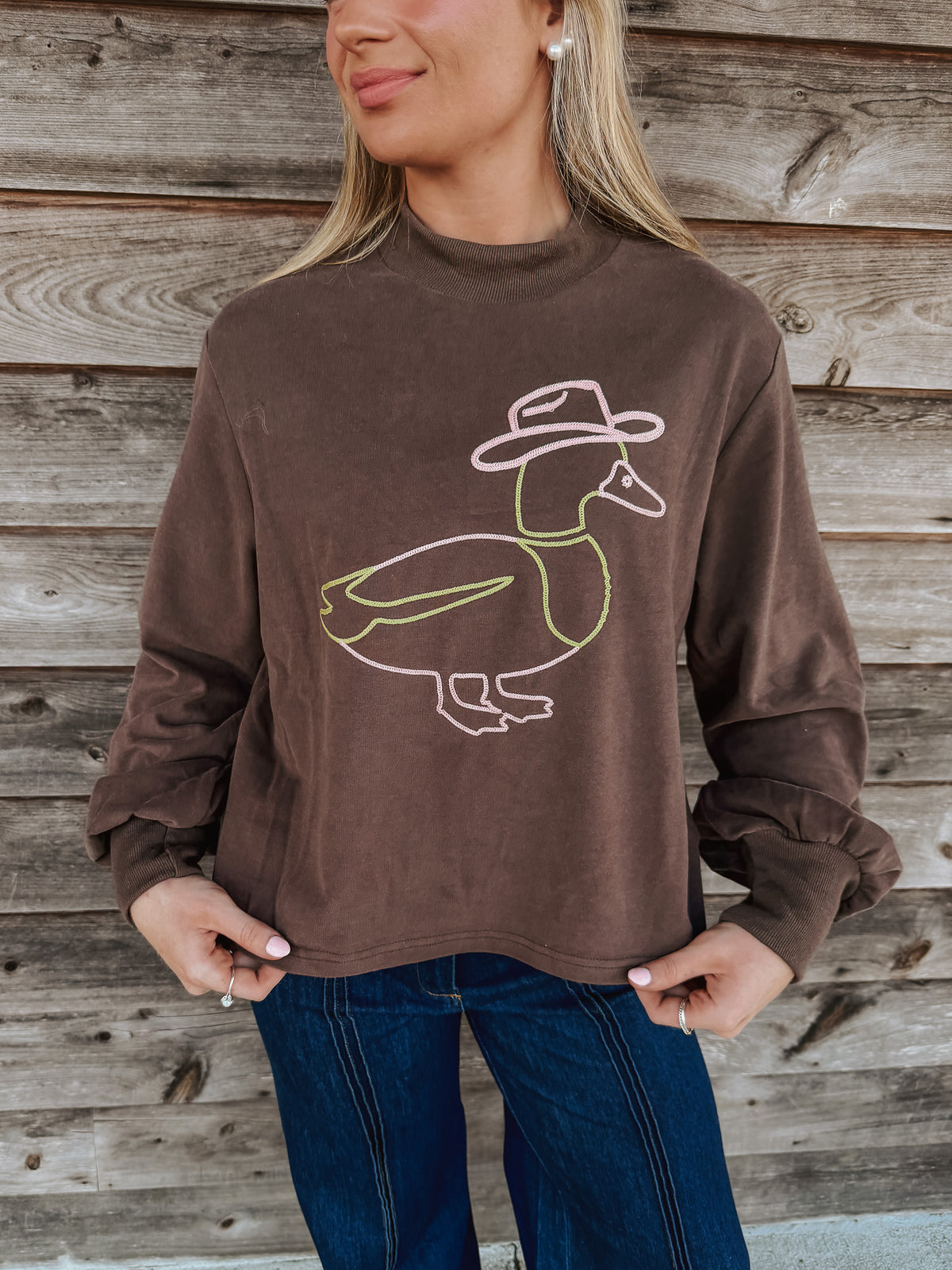Waddle West Mock Tee