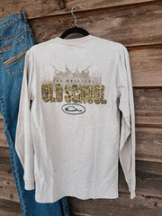 Men's Drake Old School Original Long Sleeve T-Shirt in Fossil Heather