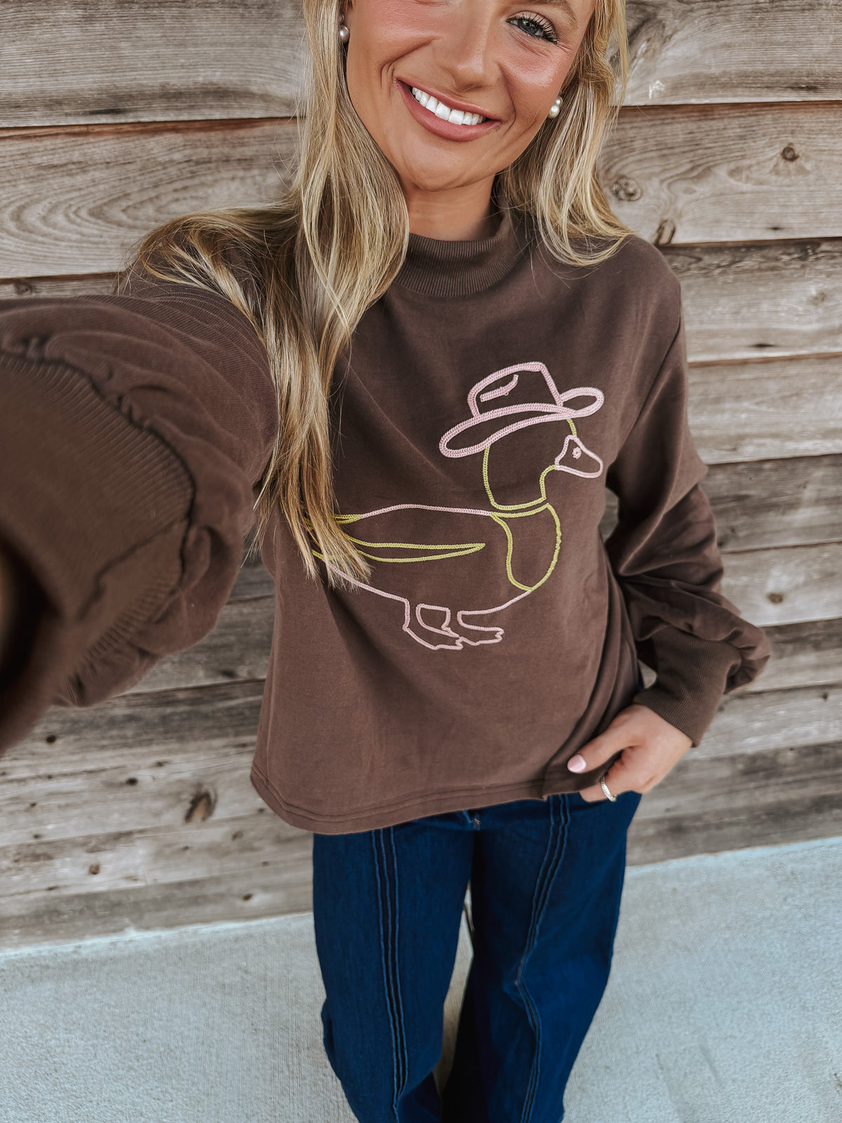 Waddle West Mock Tee
