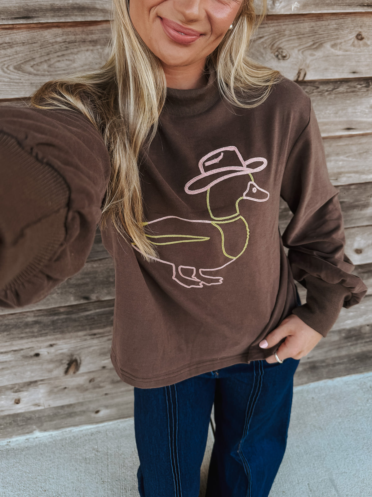 Waddle West Mock Tee