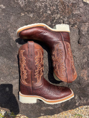 Bota vaquera sin cordones Justin Ryker de 11" para hombre 