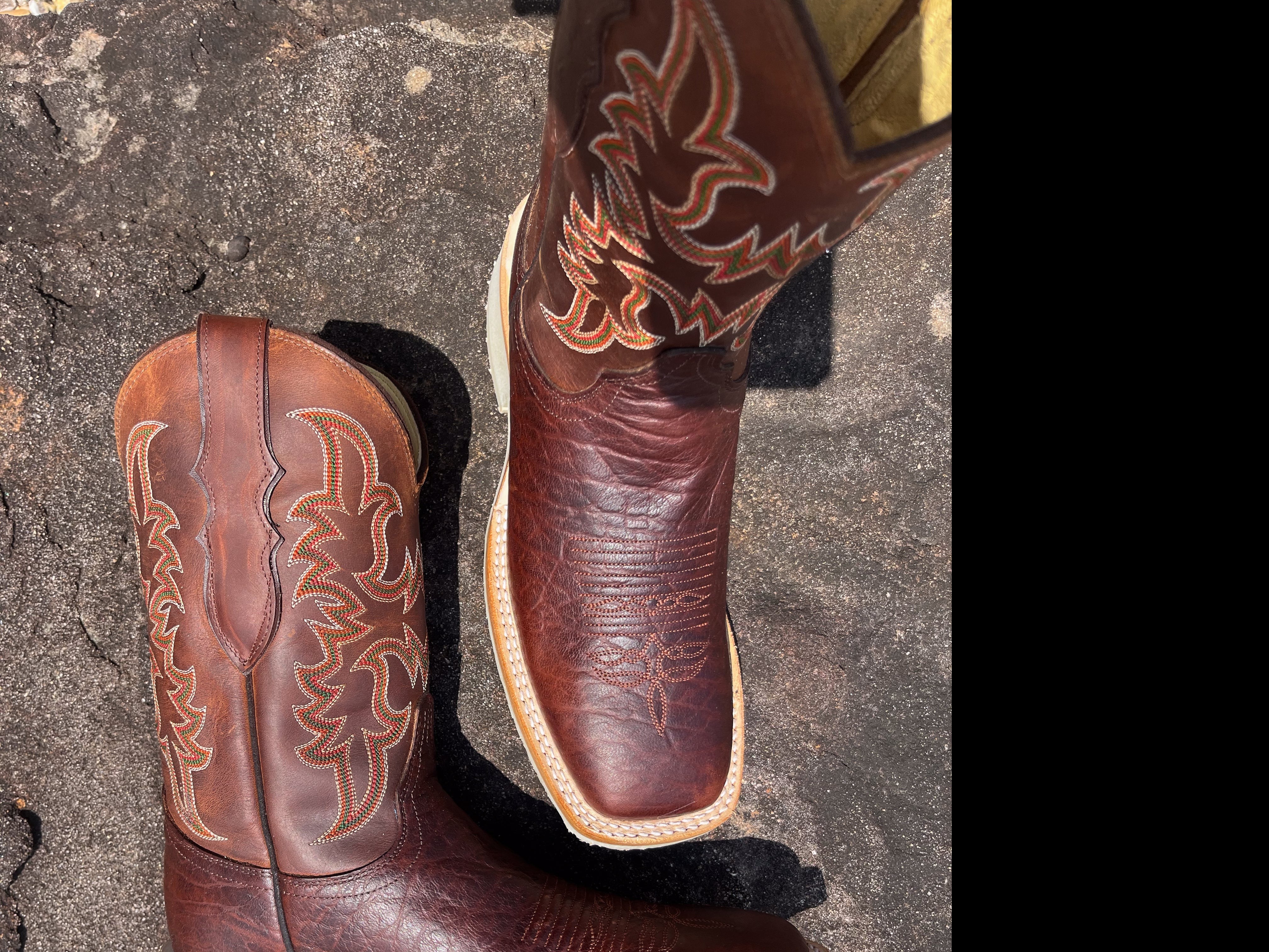 Bota vaquera sin cordones Justin Ryker de 11" para hombre 