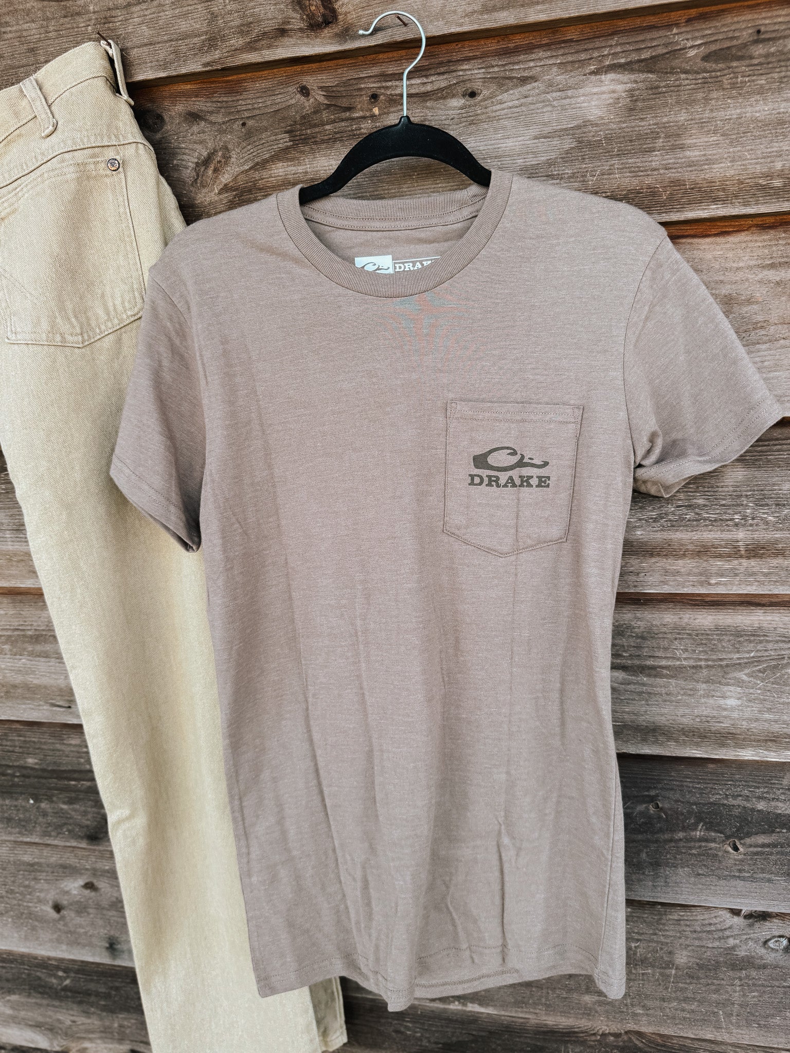 Men's Drake Original Old School T-Shirt in walnut Heather