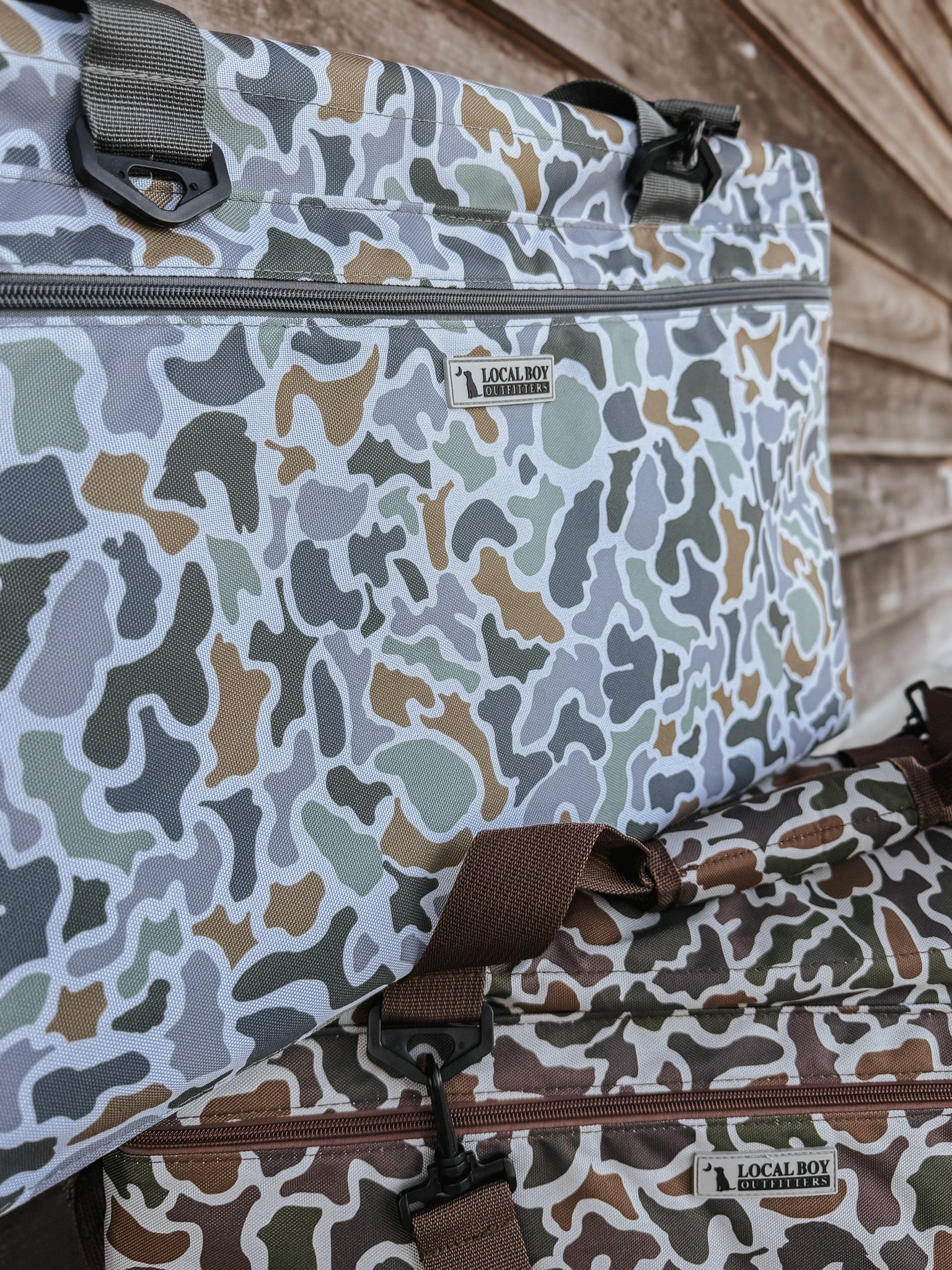 Local Boy Cooler Tote in Localflage Bluff