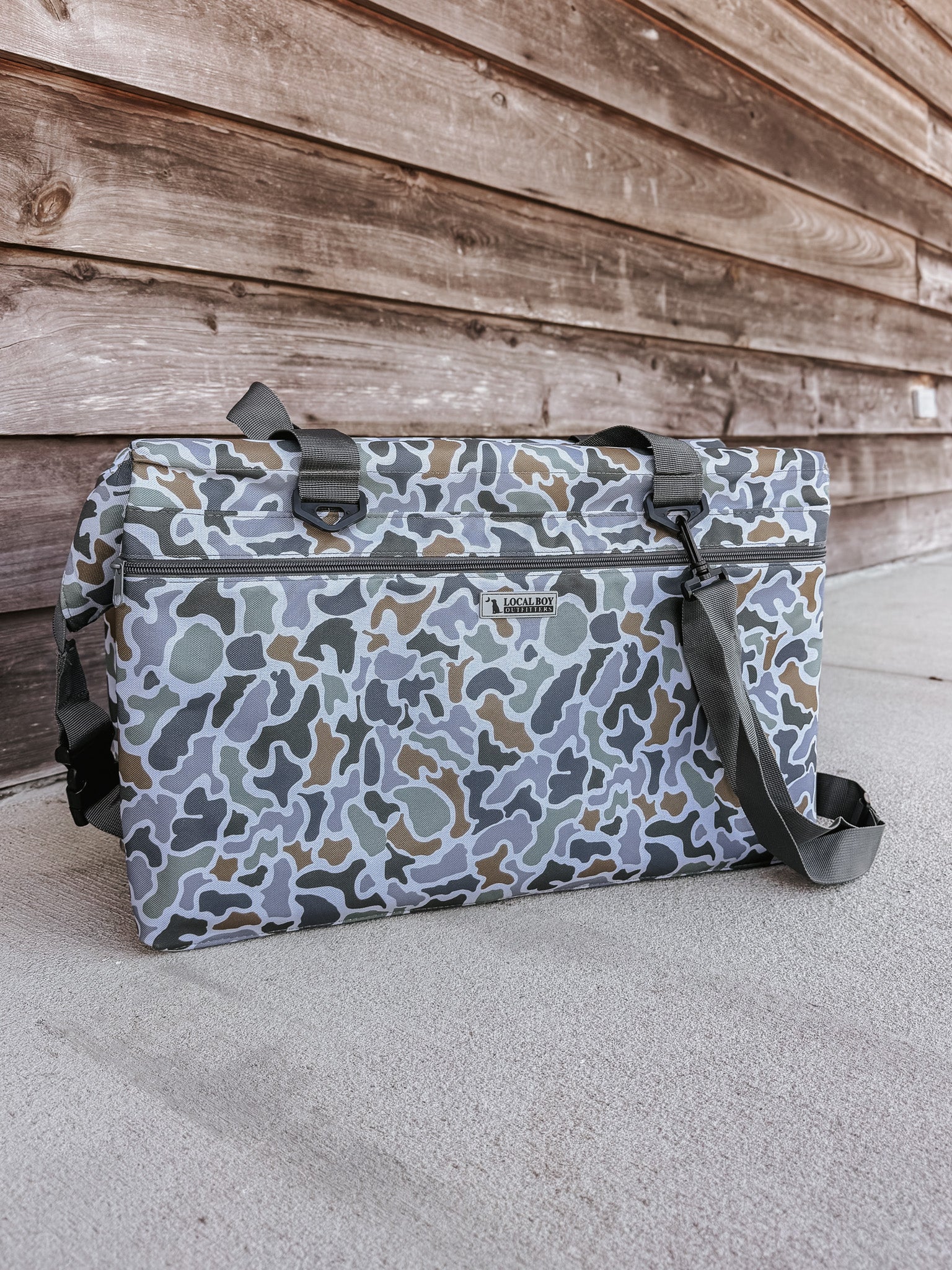 Local Boy Cooler Tote in Localflage Bluff