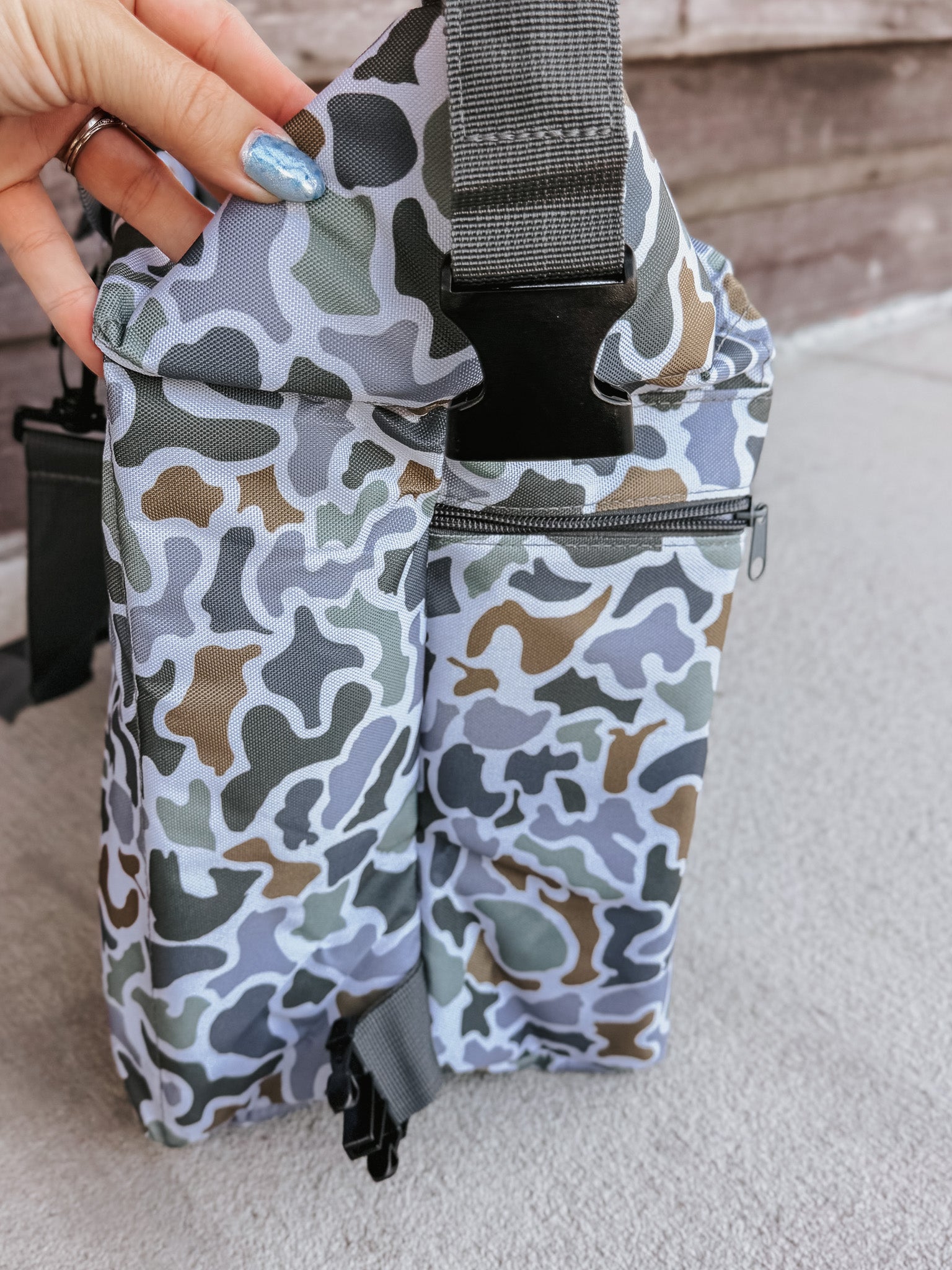 Local Boy Cooler Tote in Localflage Bluff