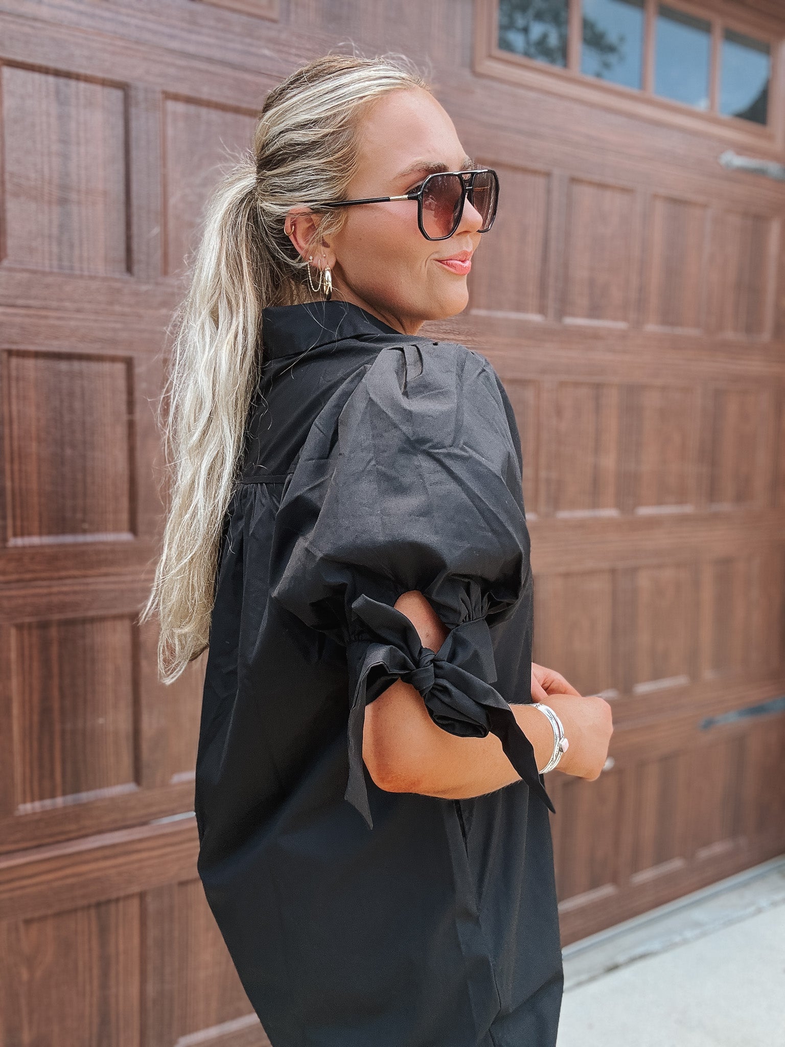 Patio Views Dress in Black