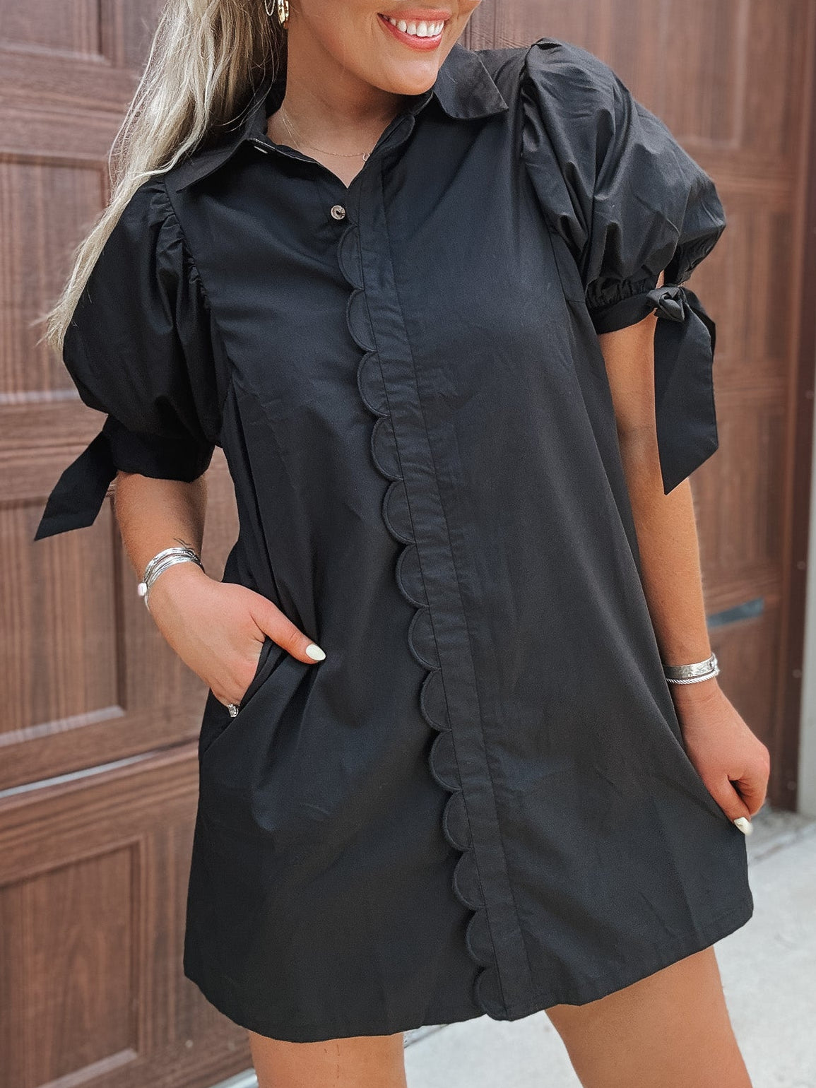 Patio Views Dress in Black