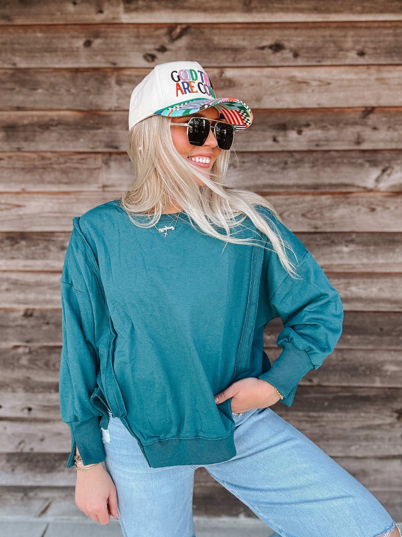 First Pick Peacock Sweatshirt