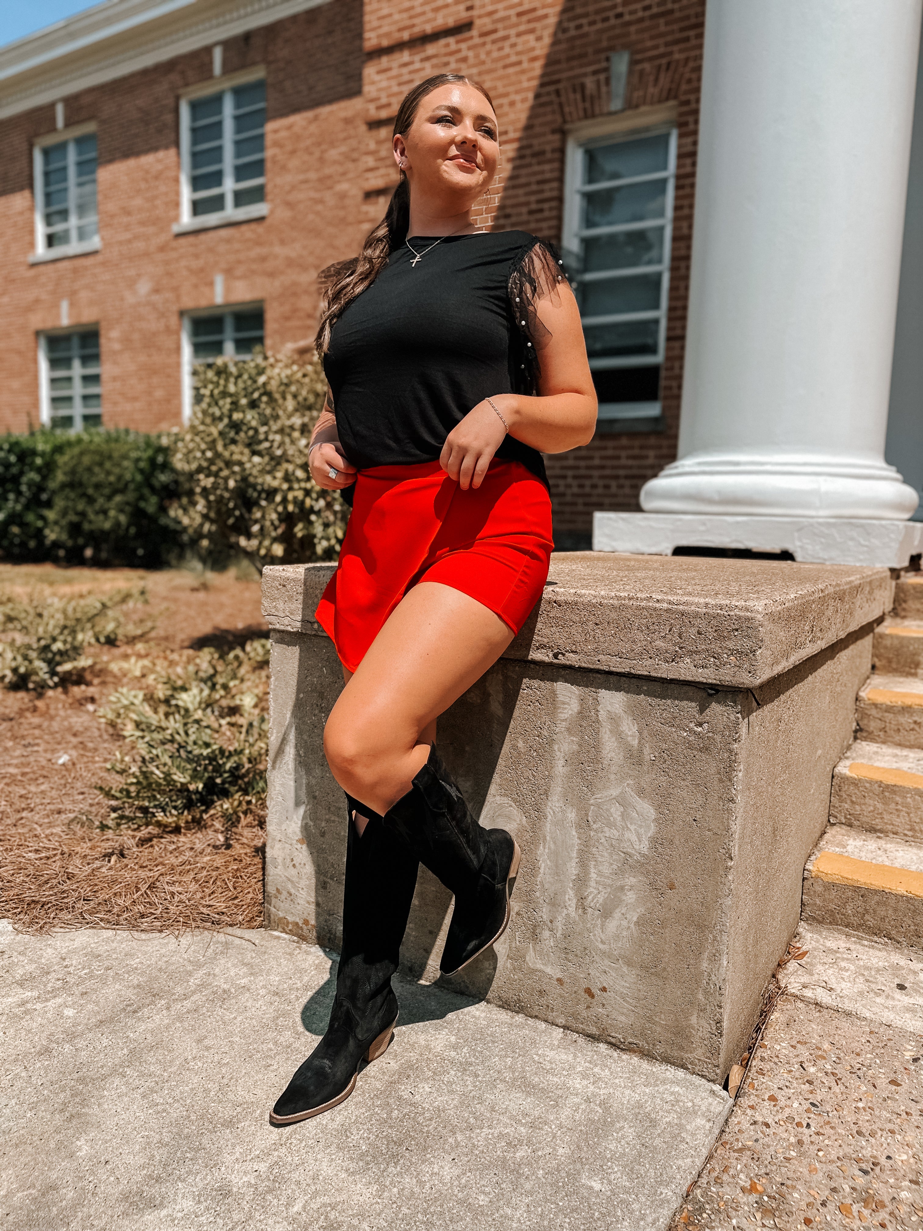 Dingo Thunder Road Black Leather Boot