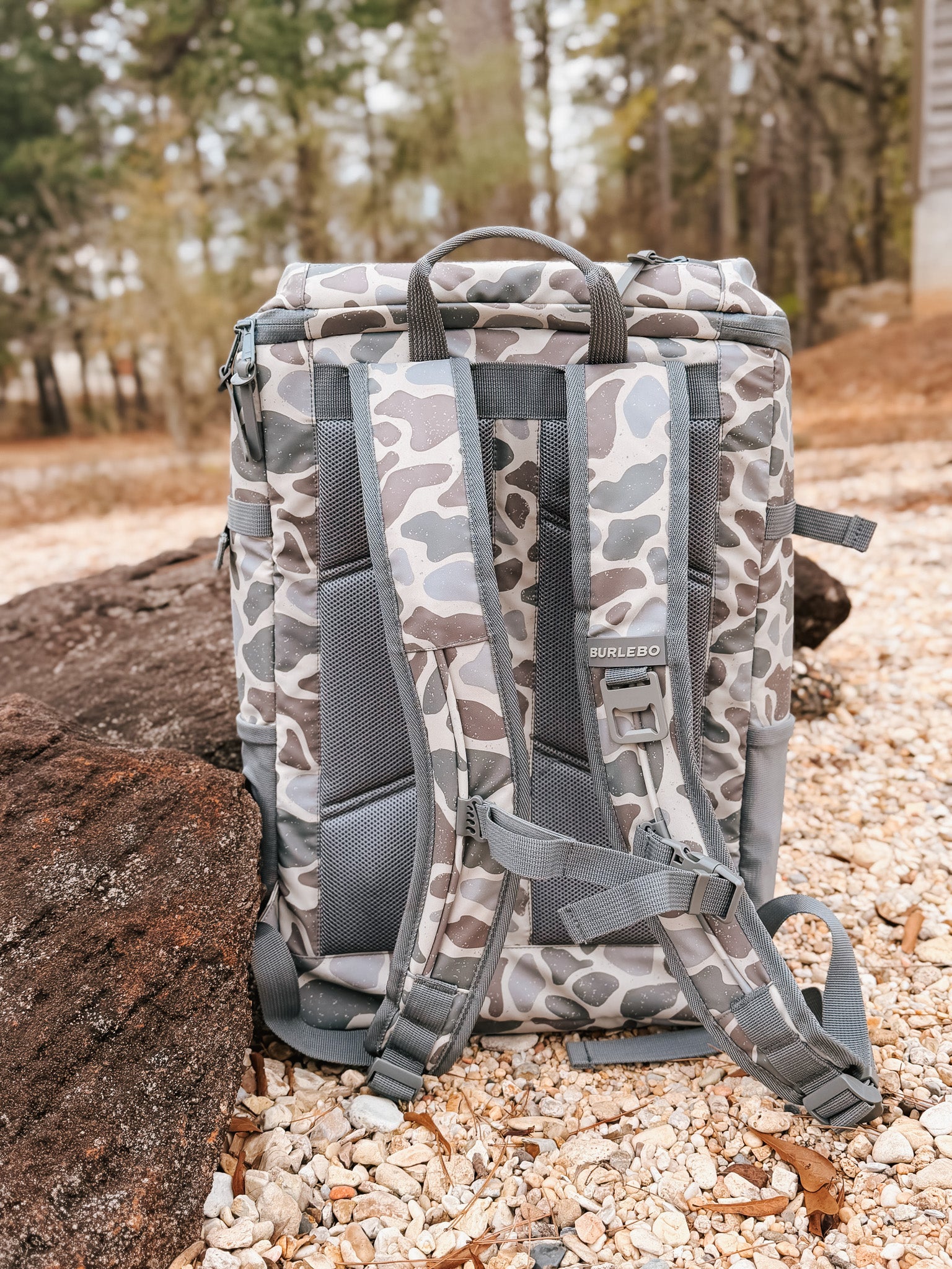 Burlebo Cooler Backpack - Classic Deer Camo