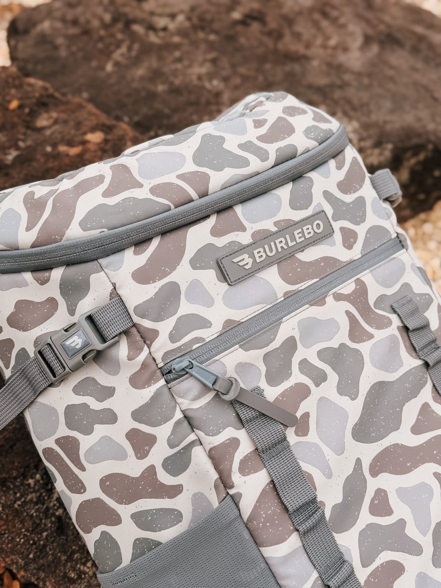 Burlebo Cooler Backpack - Classic Deer Camo
