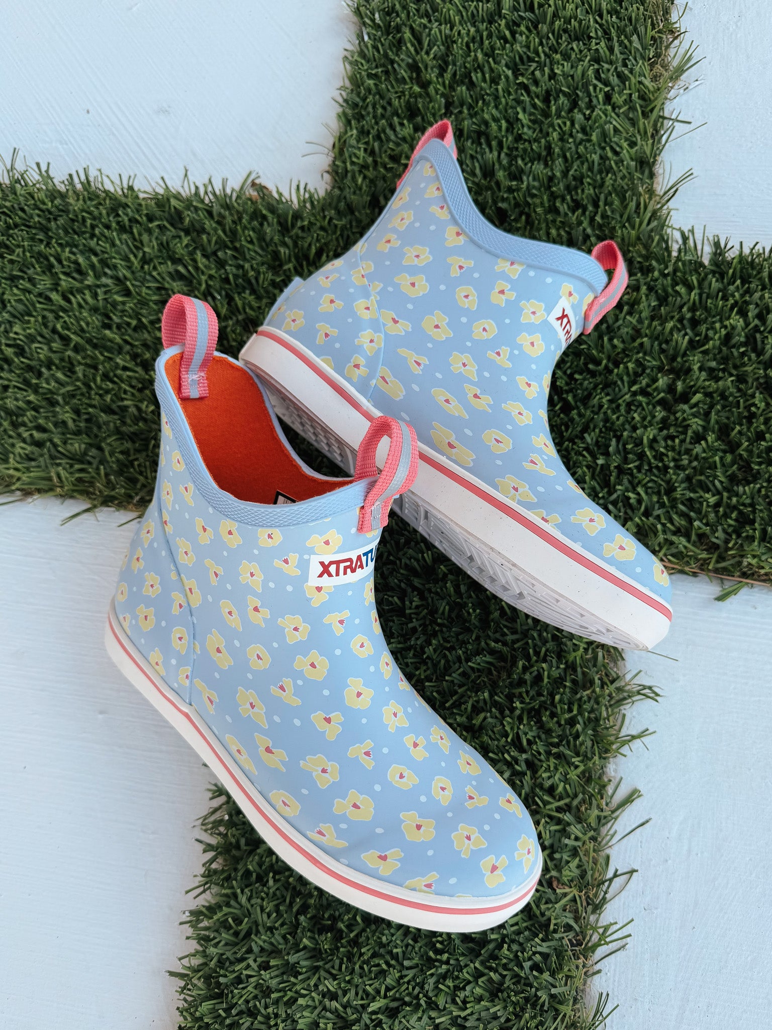 Little Kids Xtratuf Skyway Floral Ankle Deck Boots