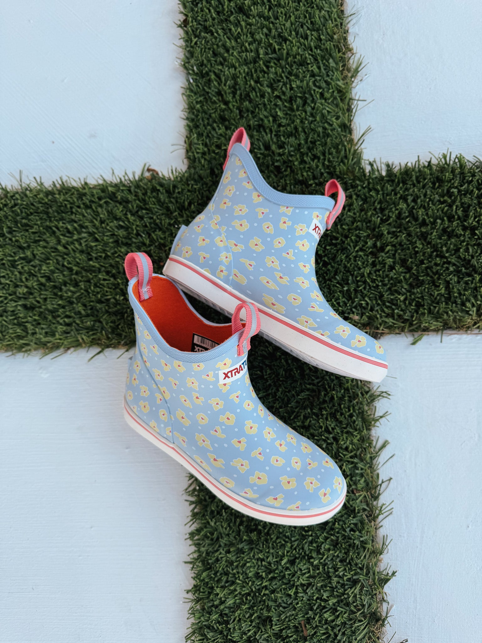 Little Kids Xtratuf Skyway Floral Ankle Deck Boots