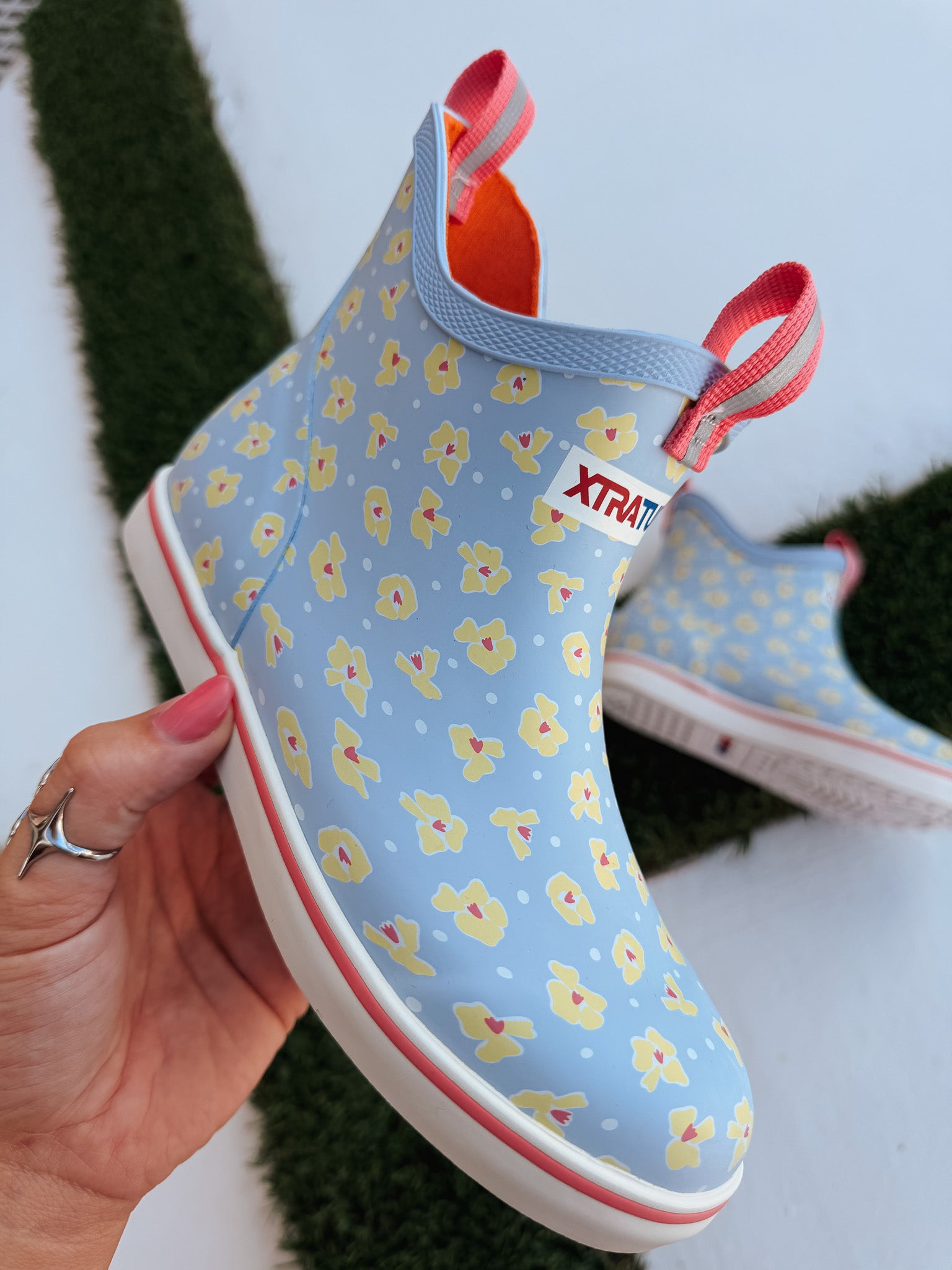 Little Kids Xtratuf Skyway Floral Ankle Deck Boots