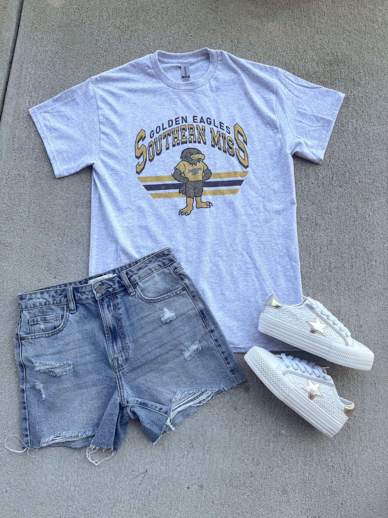 Usm Eagles Retro Tee