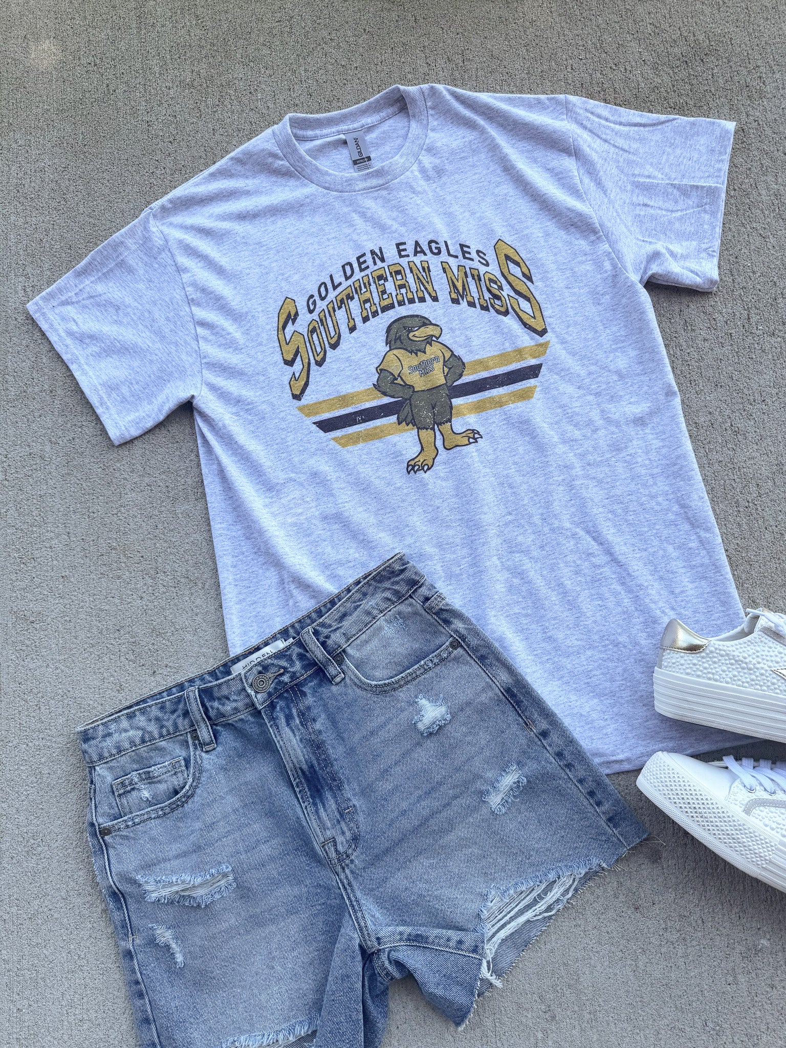 Usm Eagles Retro Tee