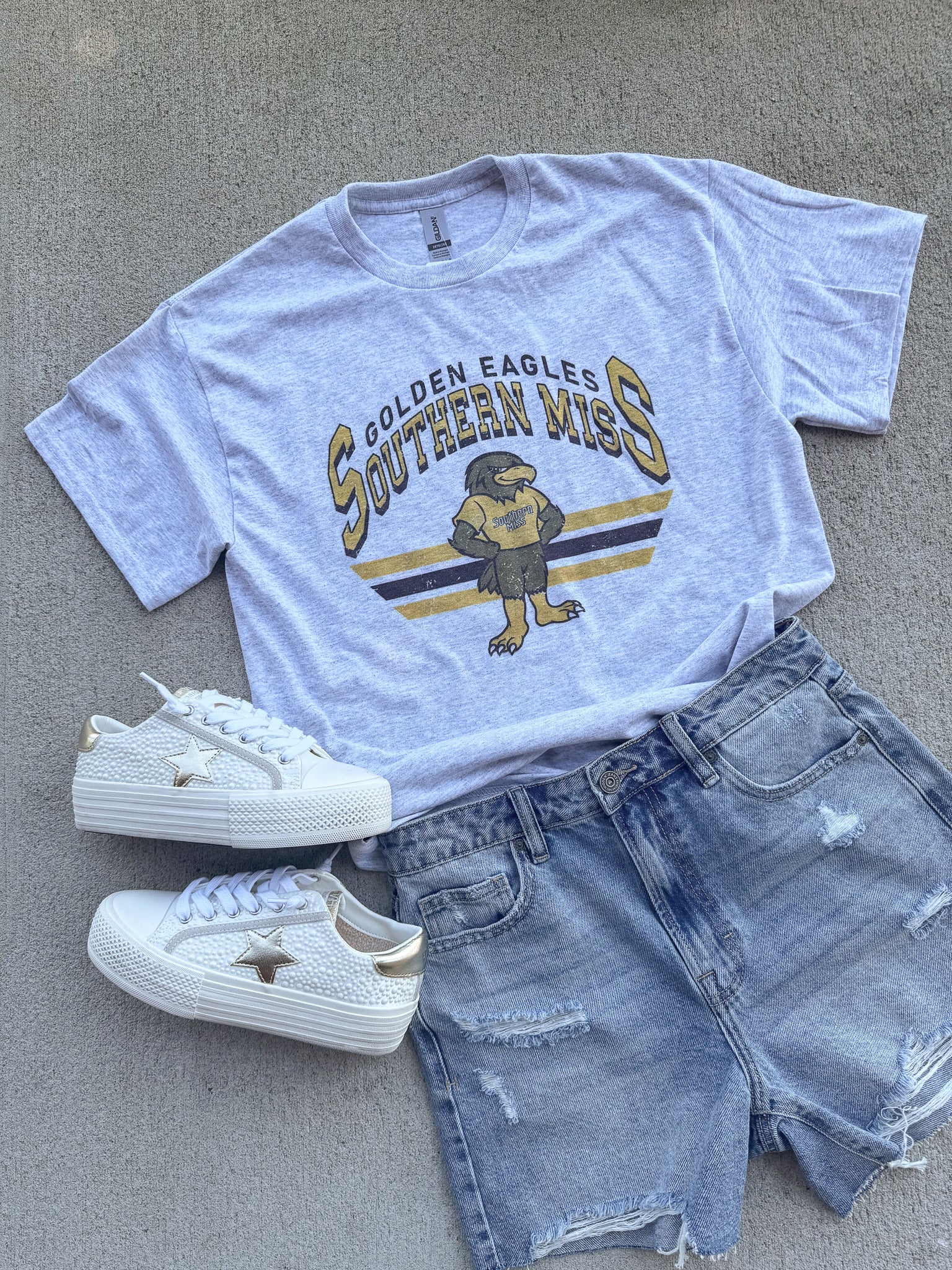 Usm Eagles Retro Tee