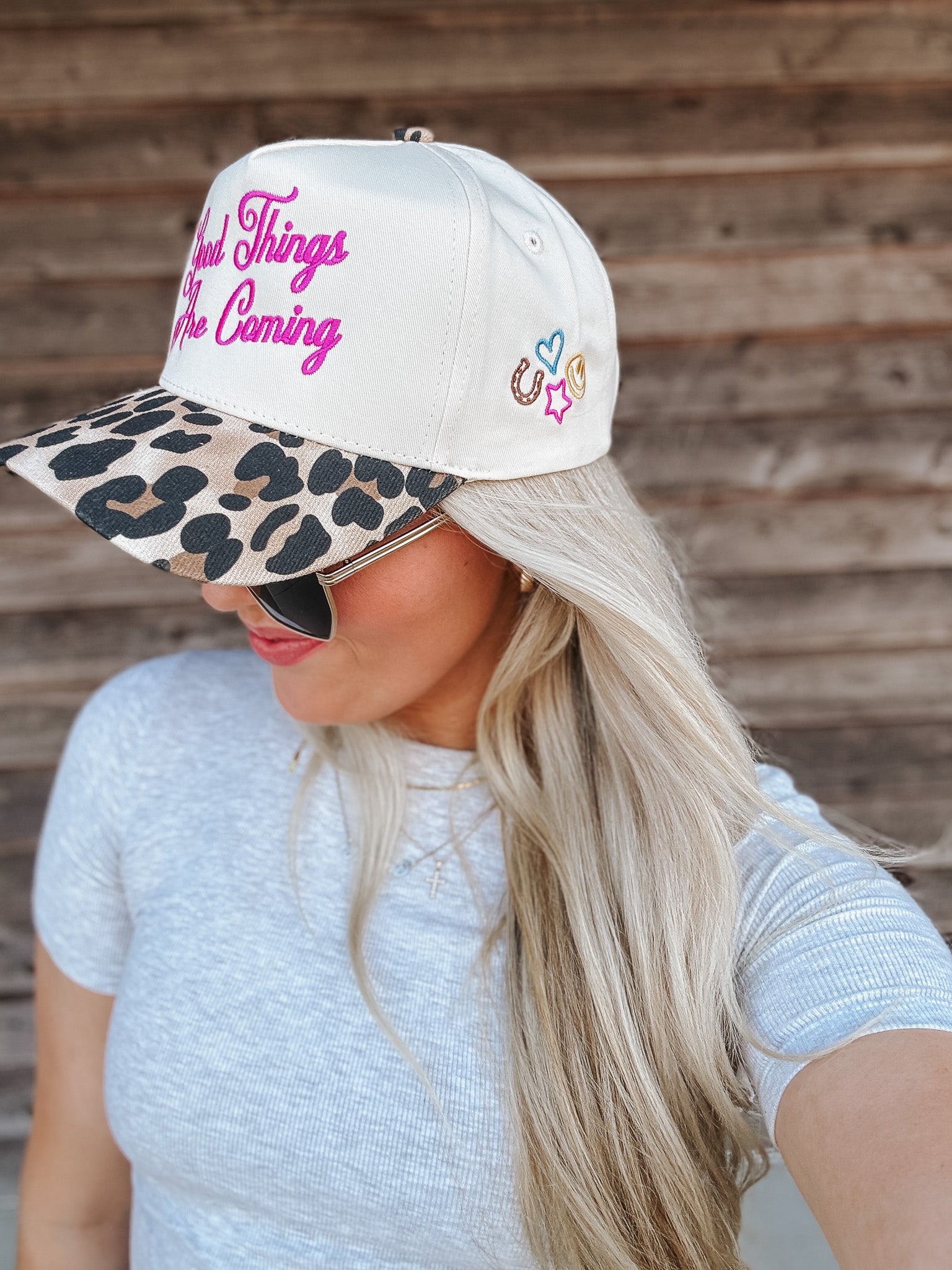 Good Things Are Coming Leopard Hat