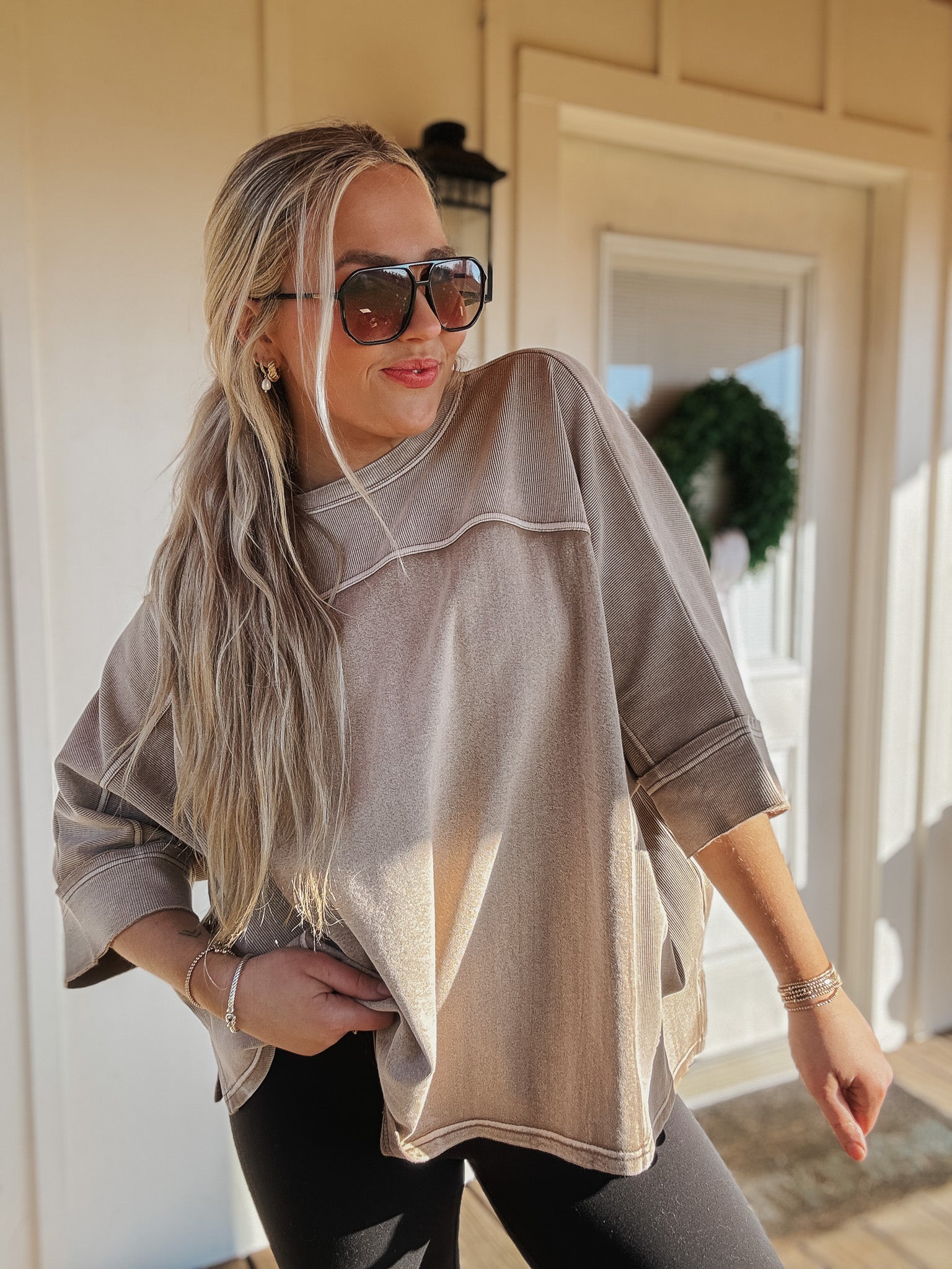 Free Spirit Top in Camel