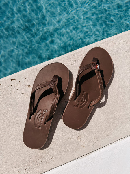 Rainbow Sandals | Women's Single Layer Narrow Strap Premier
