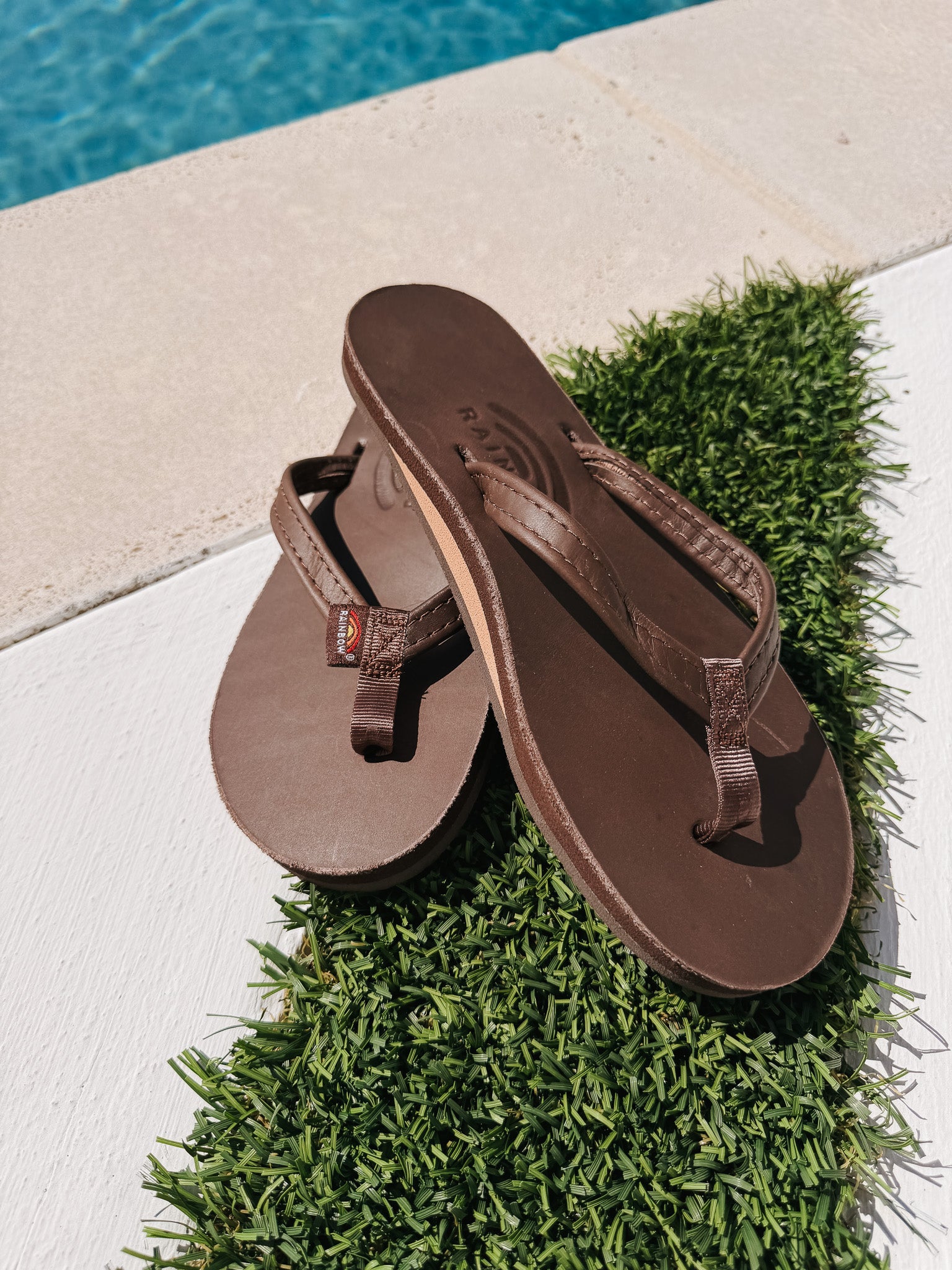 Rainbow Sandals | Women's Single Layer Narrow Strap Premier
