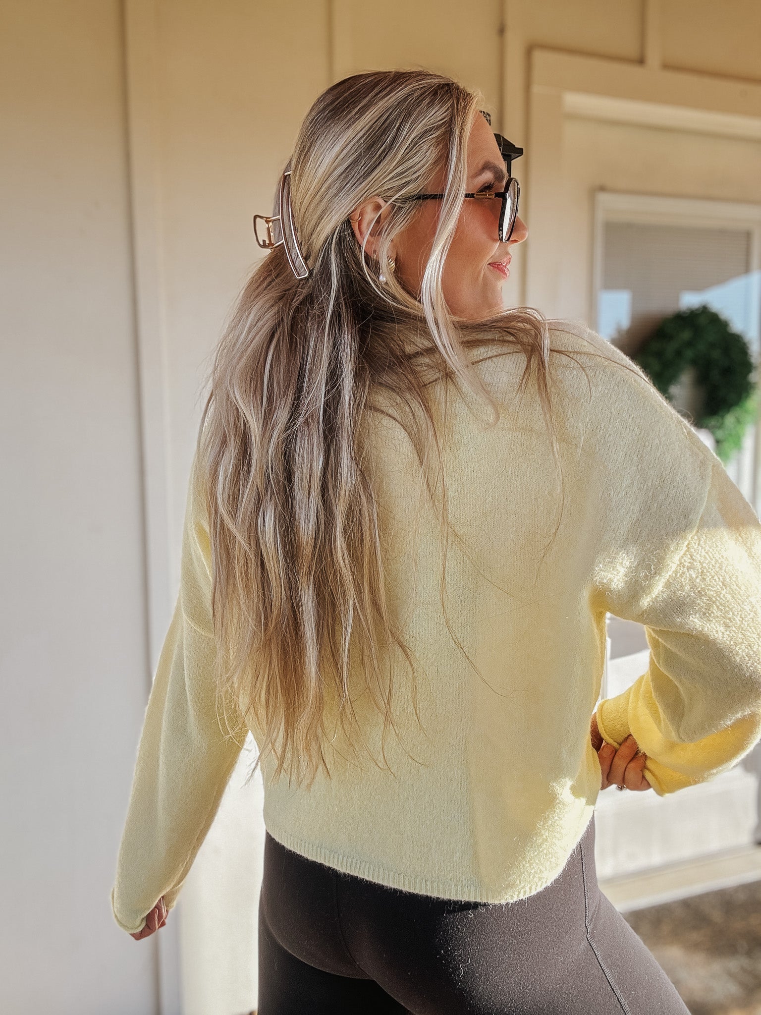 Piper Cardigan Sweater in Butter
