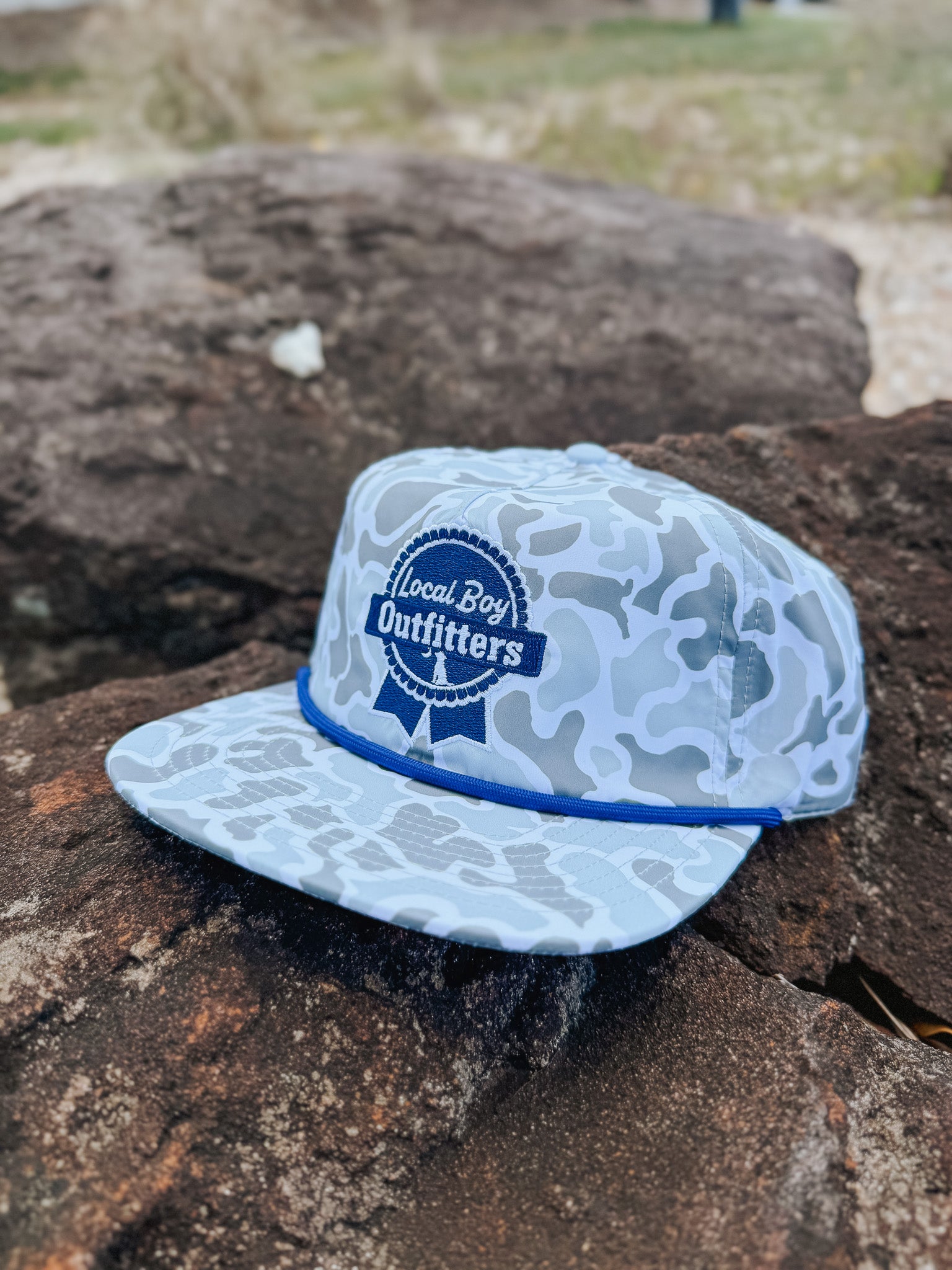 Local Boy Blue Ribbon Low Profile Rope Hat