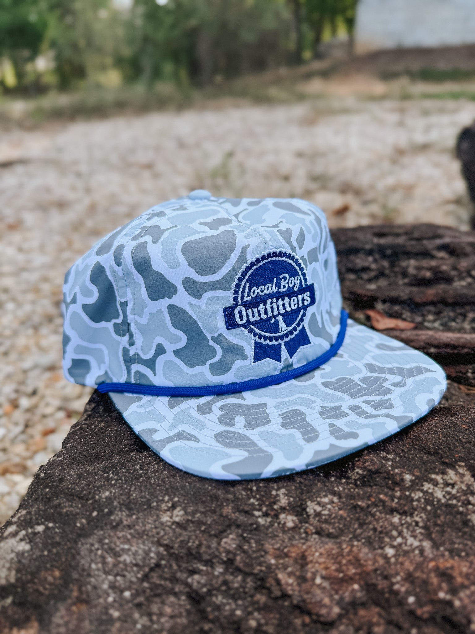 Local Boy Blue Ribbon Low Profile Rope Hat