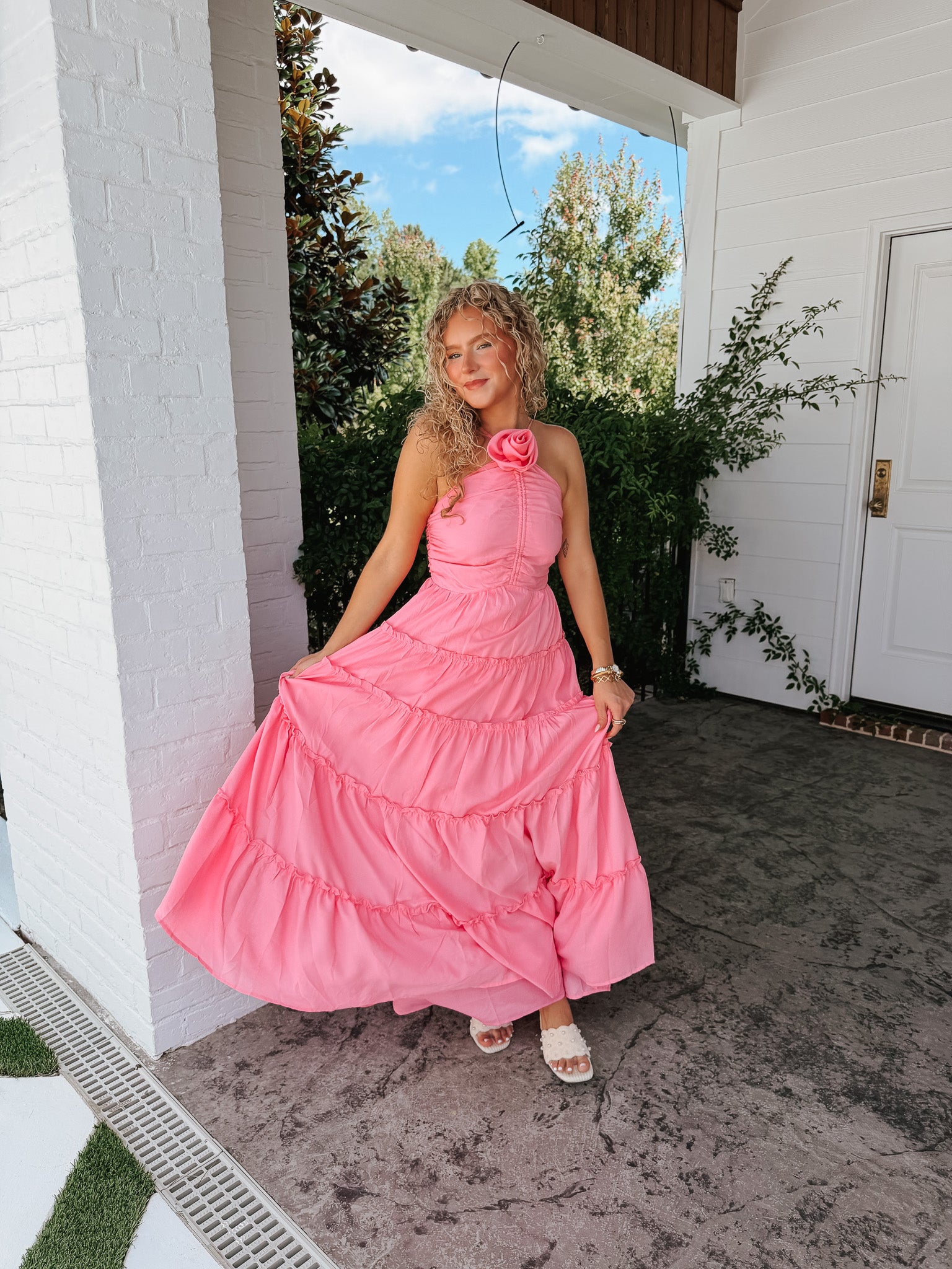 Summer Blooms Maxi Dress