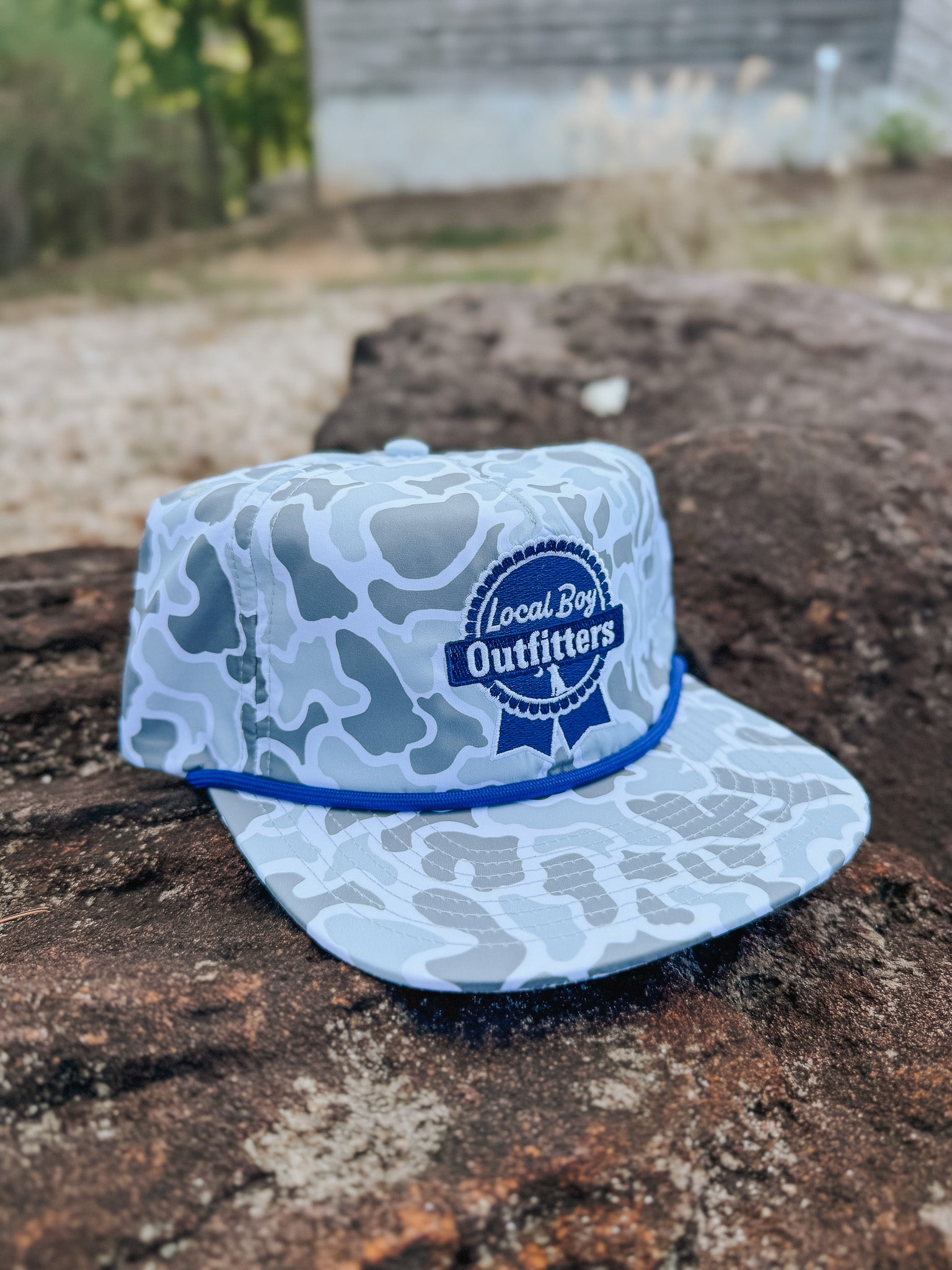 Local Boy Blue Ribbon Low Profile Rope Hat