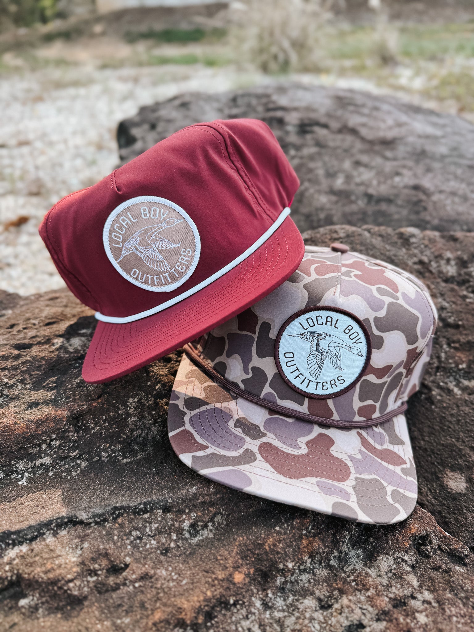 Local Boy Pintail Patch Low Profile Rope Hat