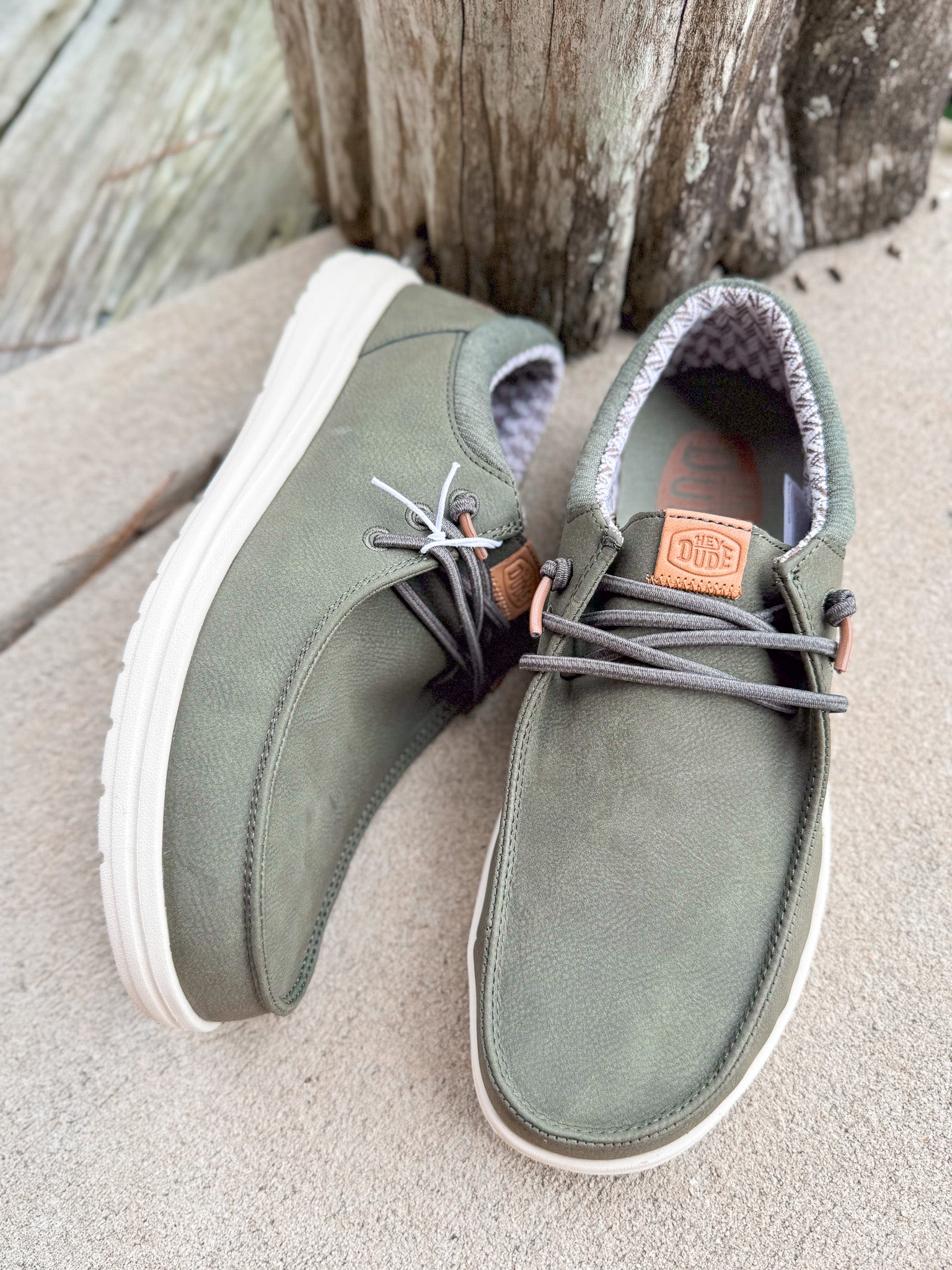 Men's Hey Dude Paul Classic Olive