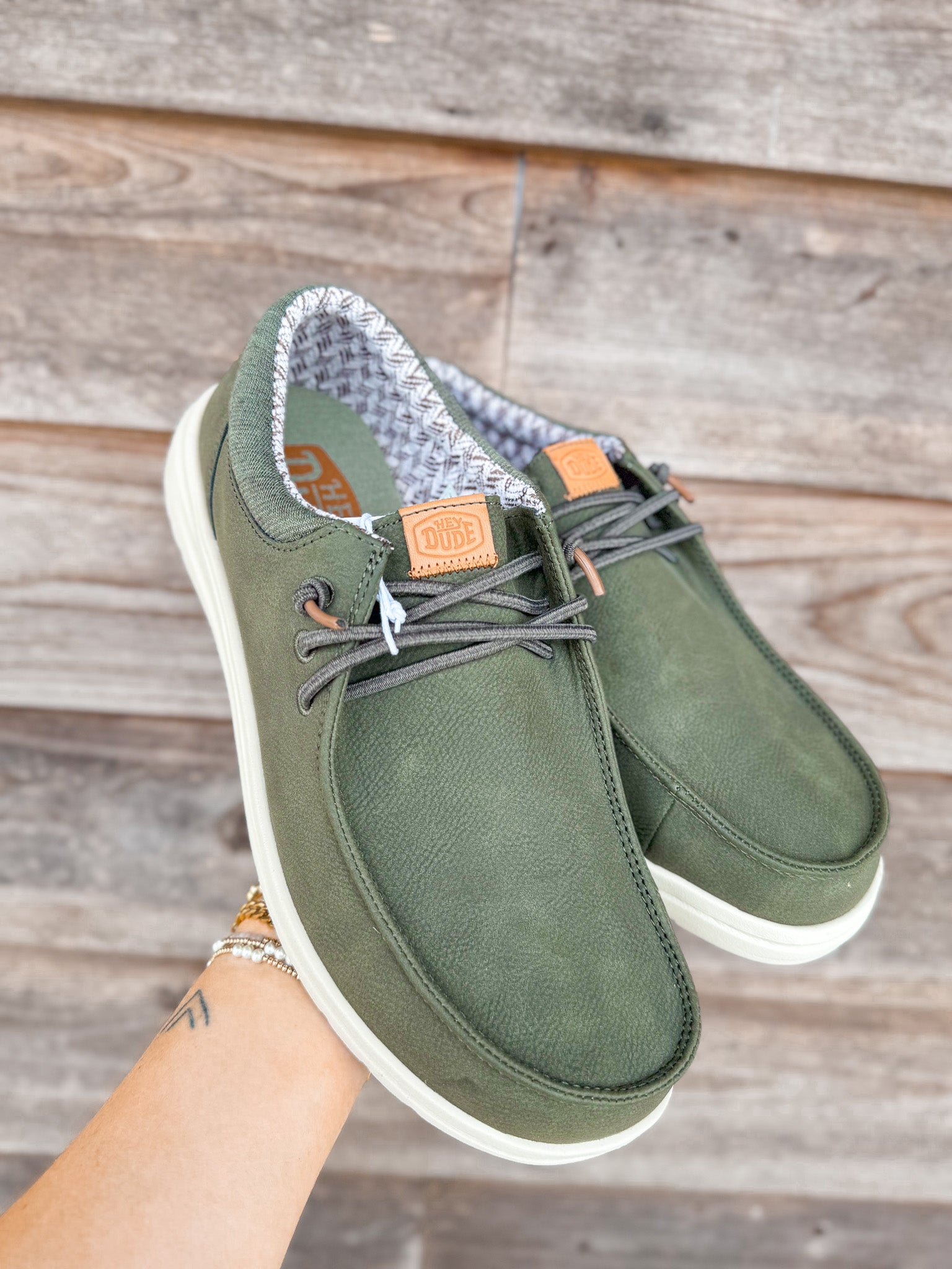 Men's Hey Dude Paul Classic Olive