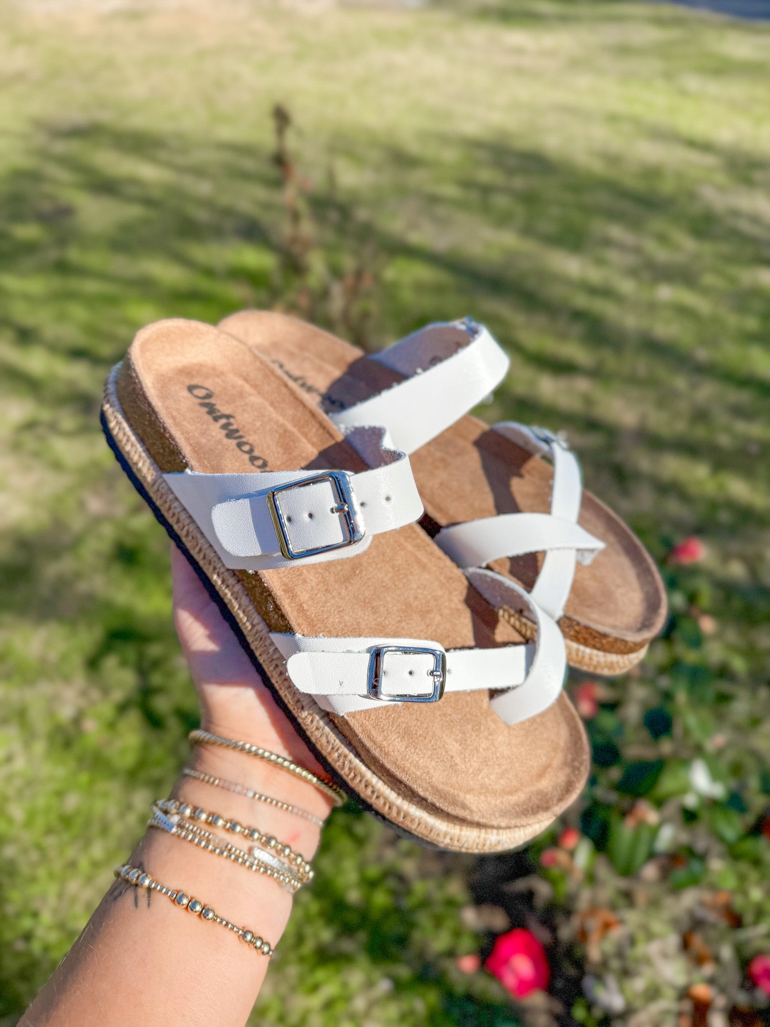 Summer State of Mind White Sandals