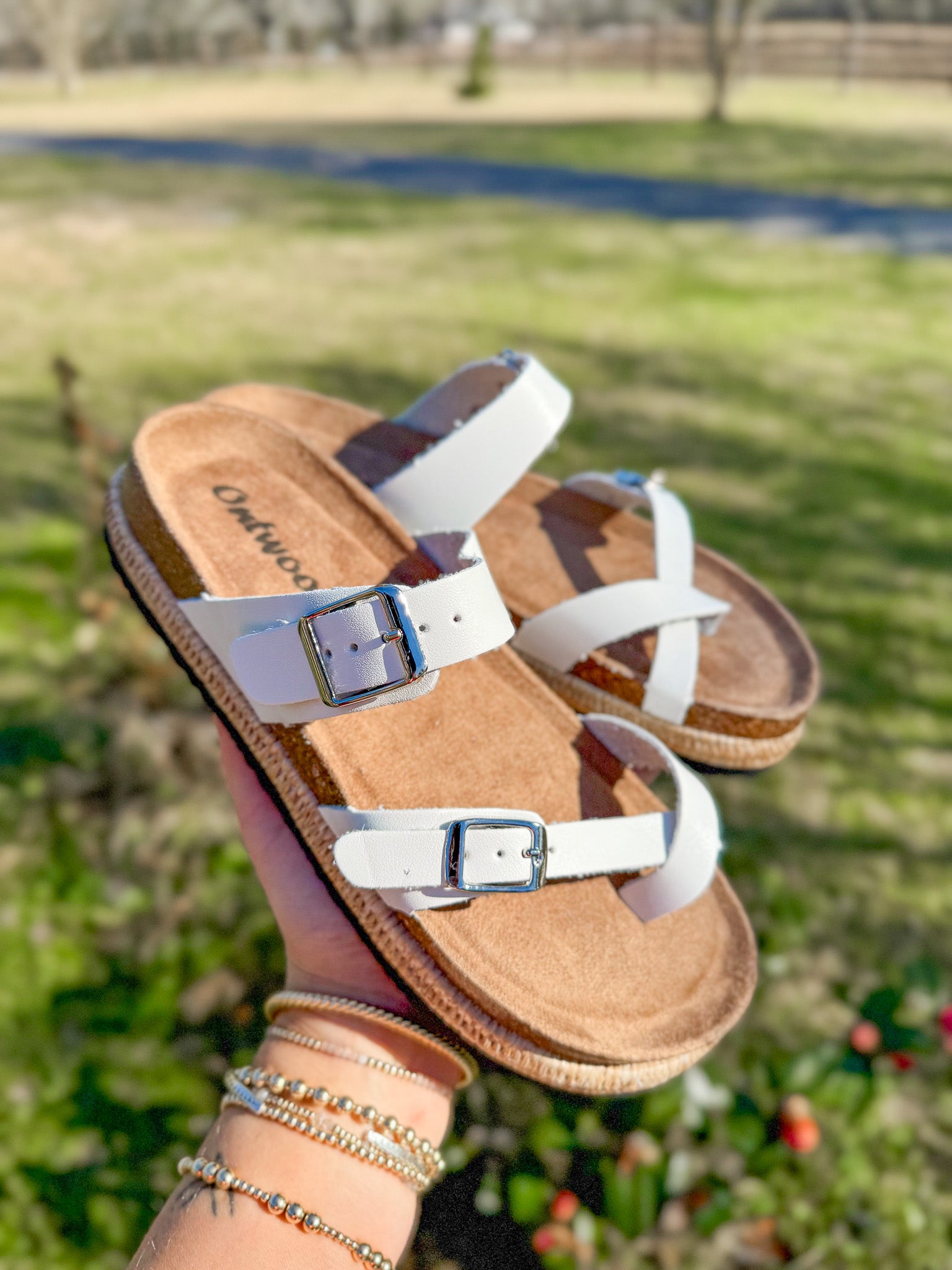 Summer State of Mind White Sandals