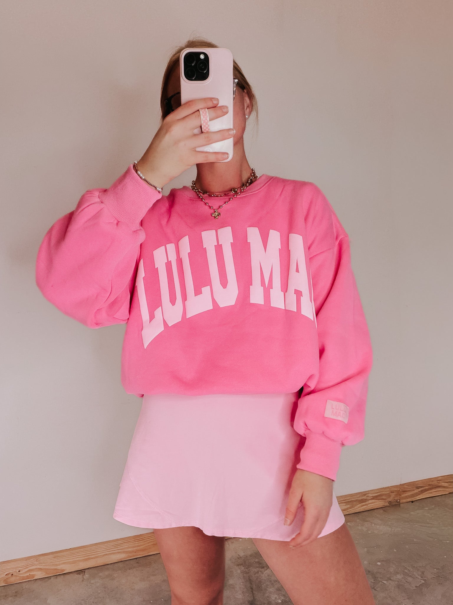 Lulu Mac Dark Pink/ Light Pink