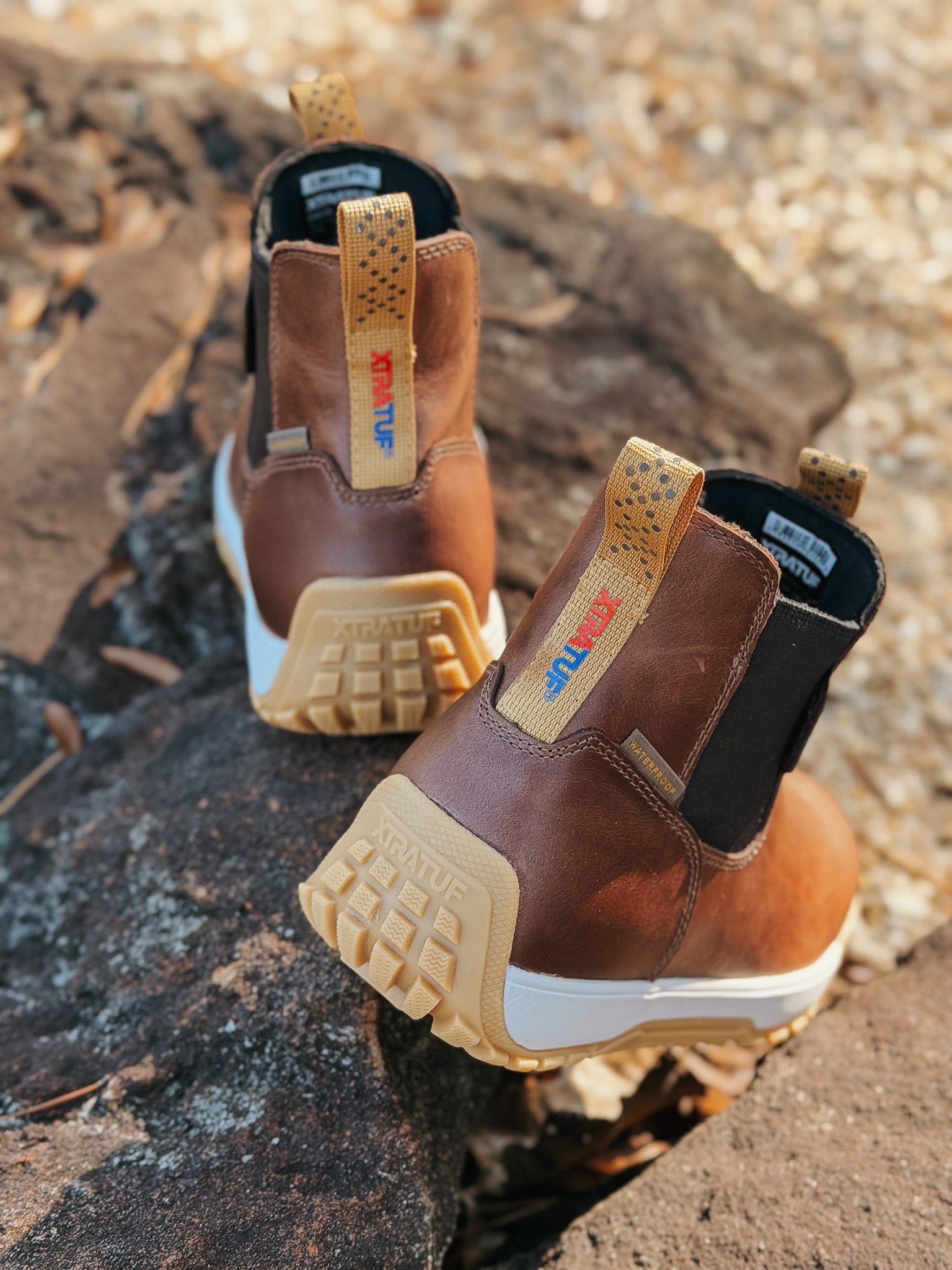 Men's XTRATUF Leather Ankle Deck Boot