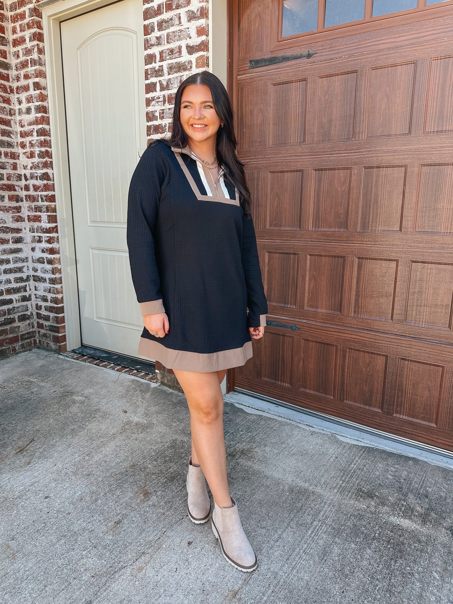 Casually Cool Black Dress