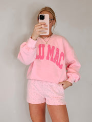 Lulu Mac Light Pink Puff Sweatshirt