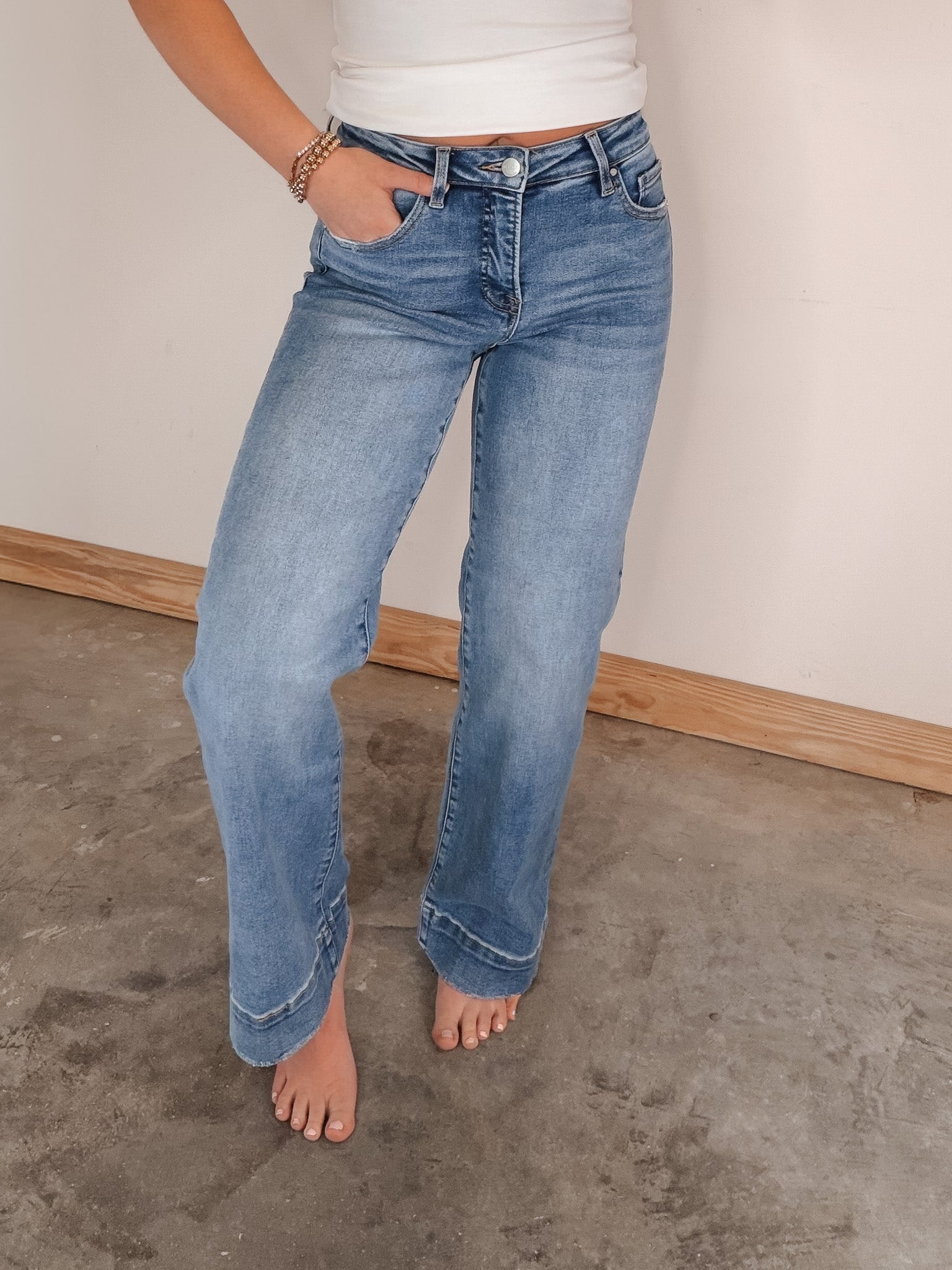 The Sarah Straight Leg Jean