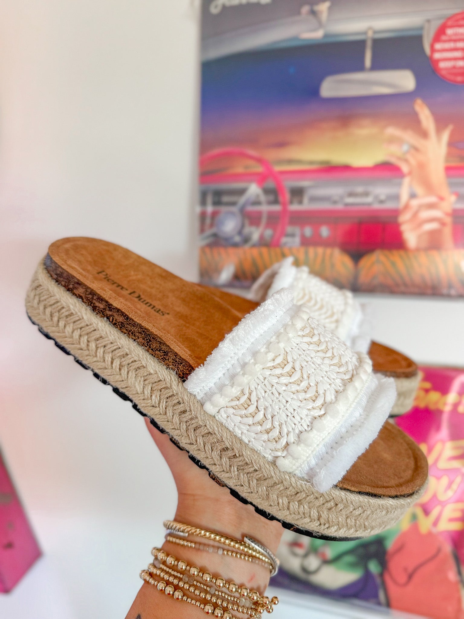 Getaway Ready Ivory Sandal