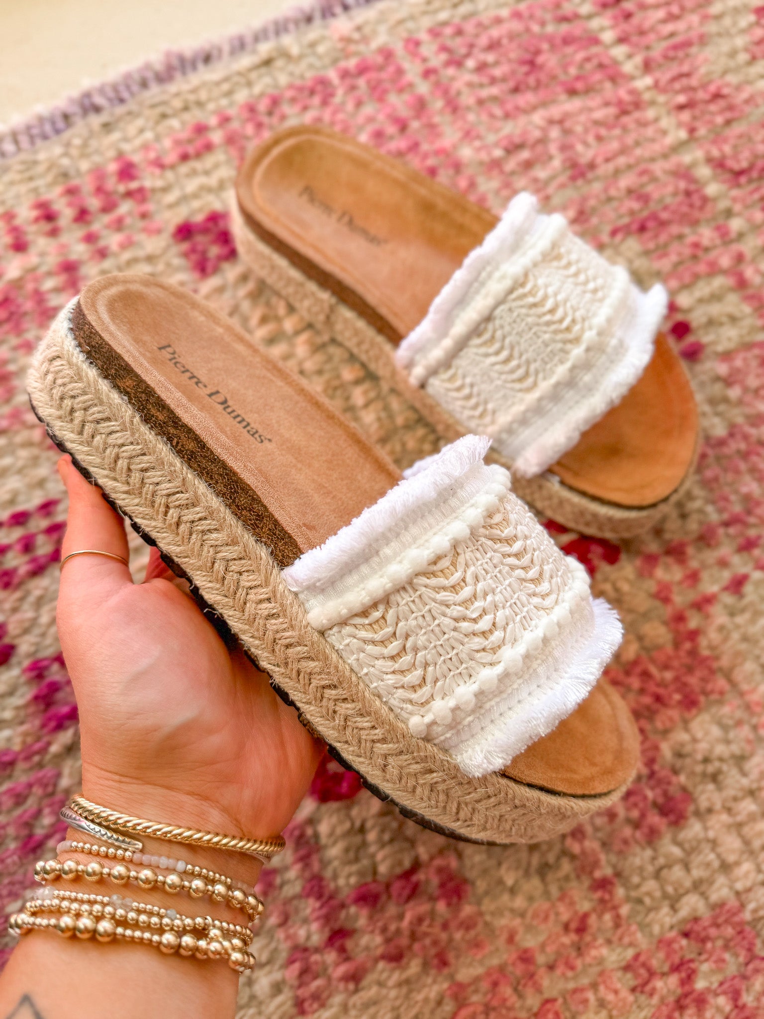 Getaway Ready Ivory Sandal