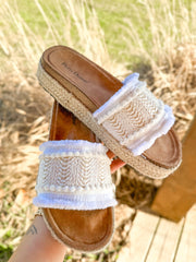 Getaway Ready Ivory Sandal