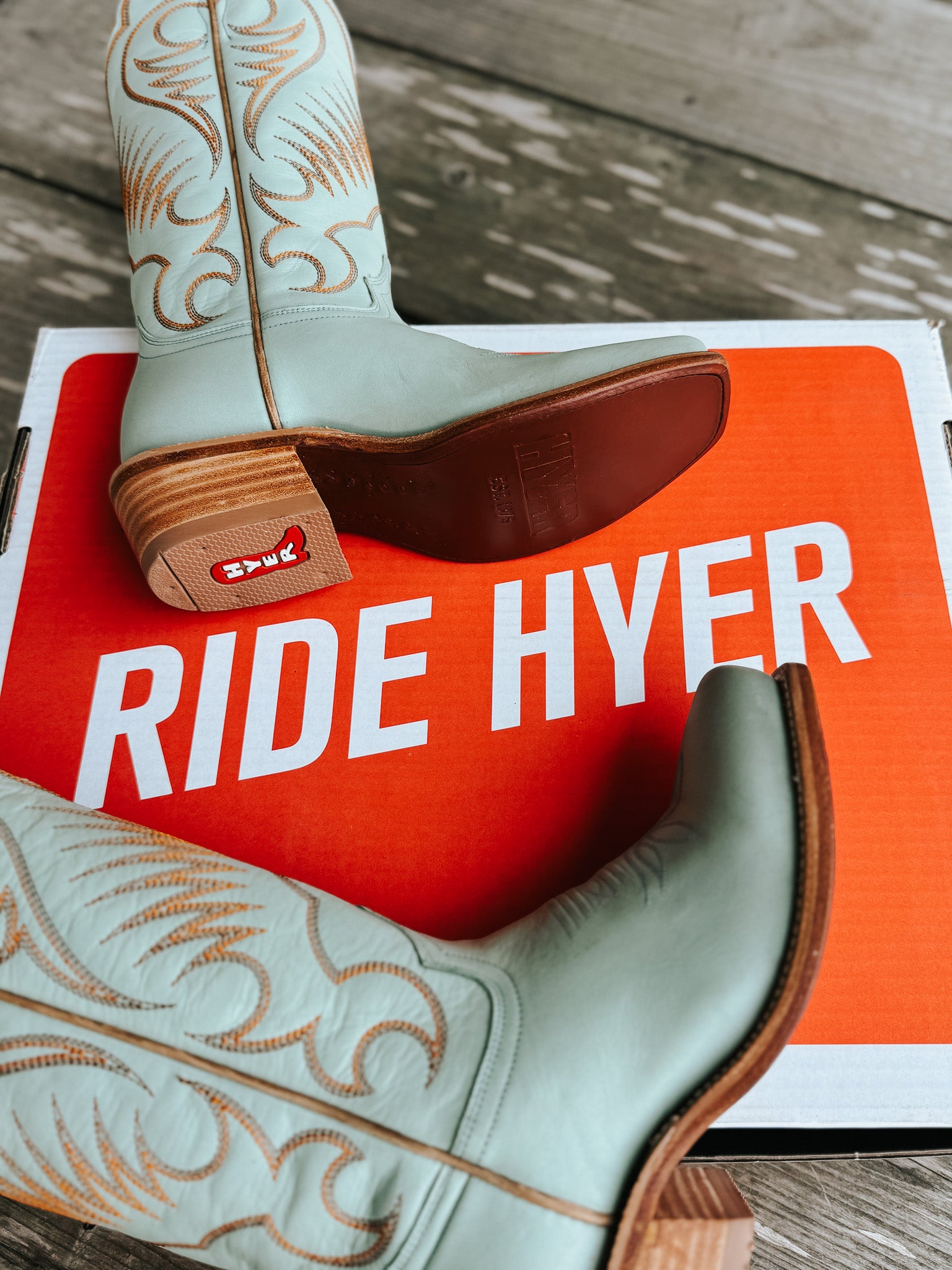 Women's Hyer Leawood Robin's Egg Boots