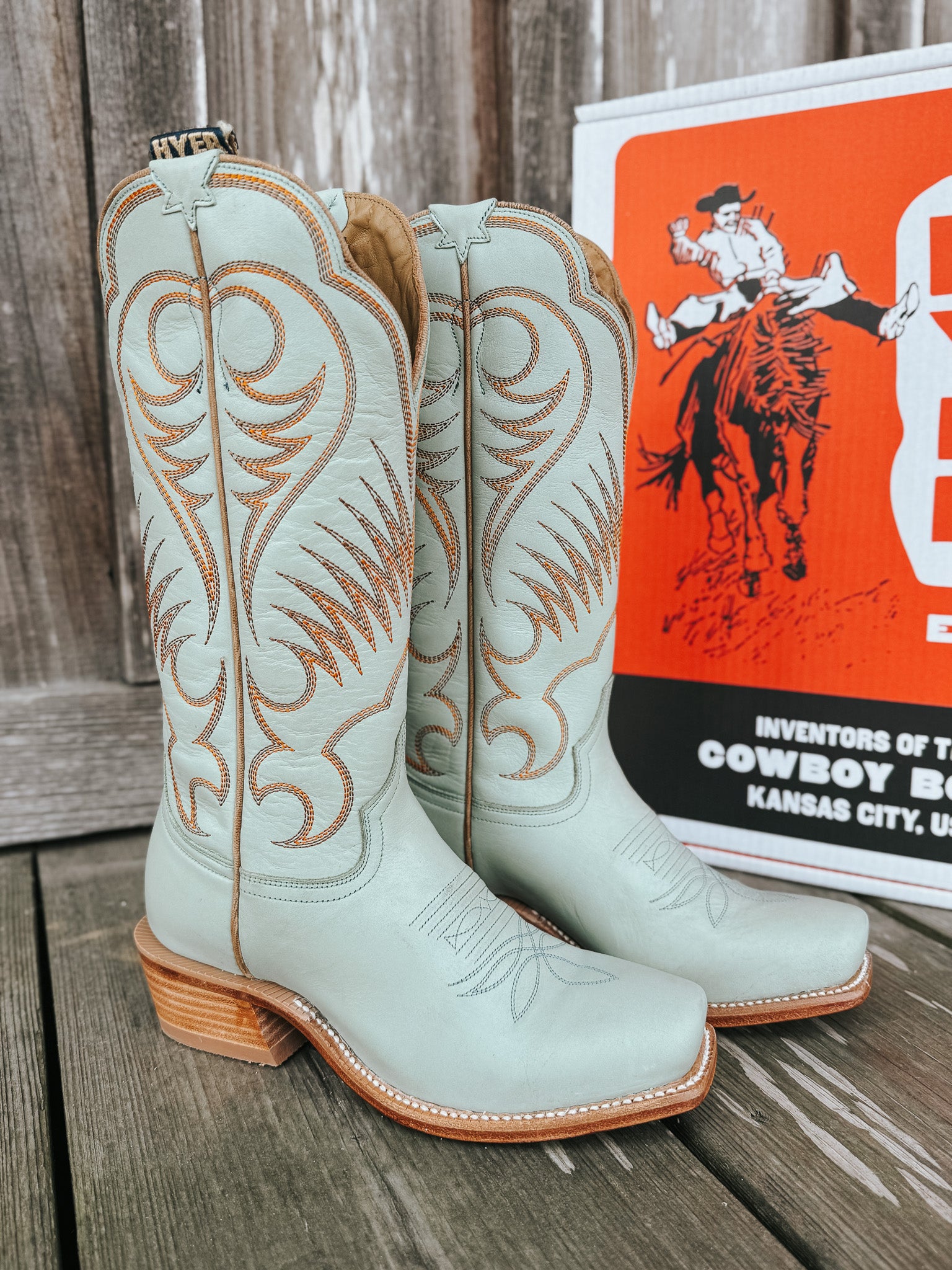 Women's Hyer Leawood Robin's Egg Boots